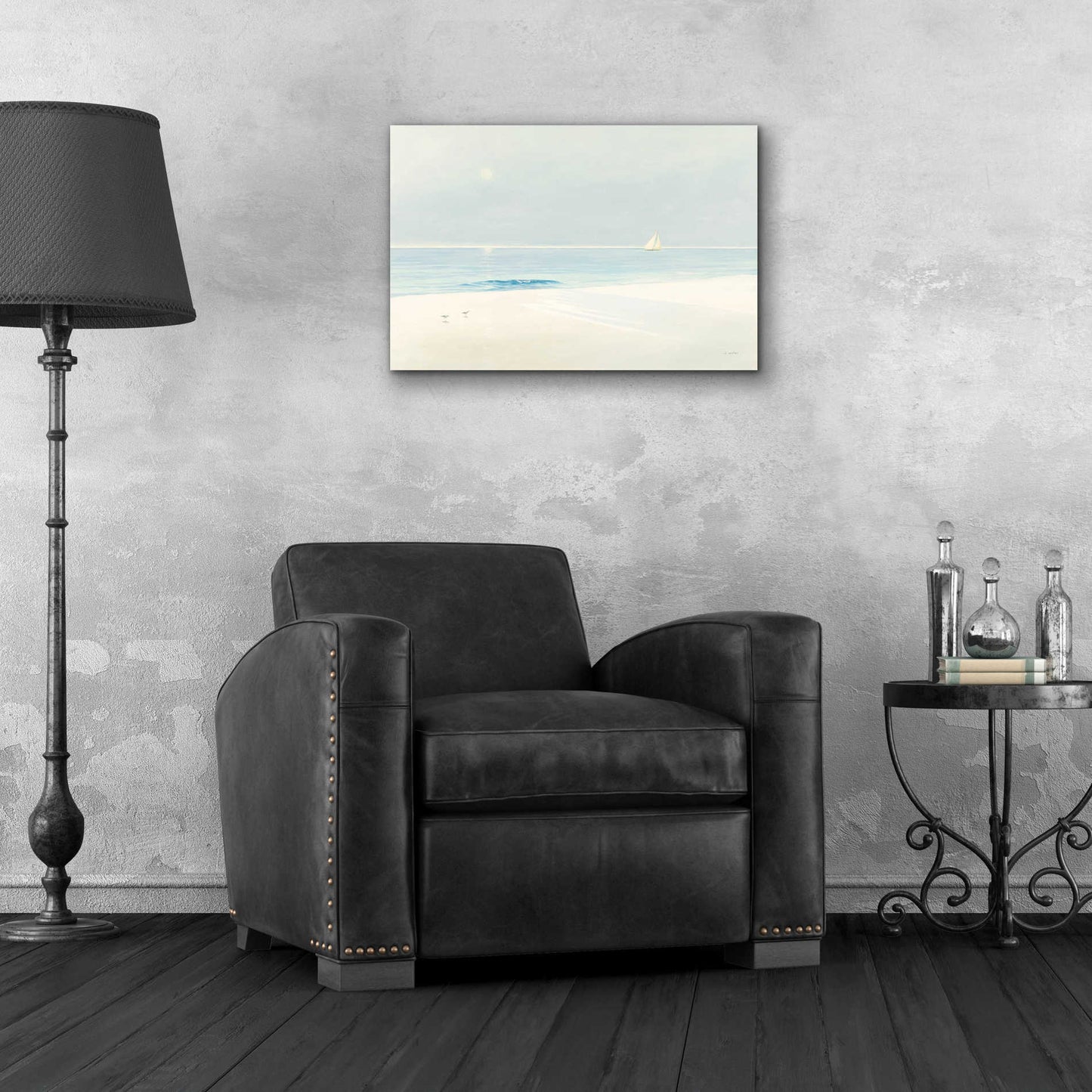 Epic Art 'Serene Beach' by James Wiens, Acrylic Glass Wall Art,24x16