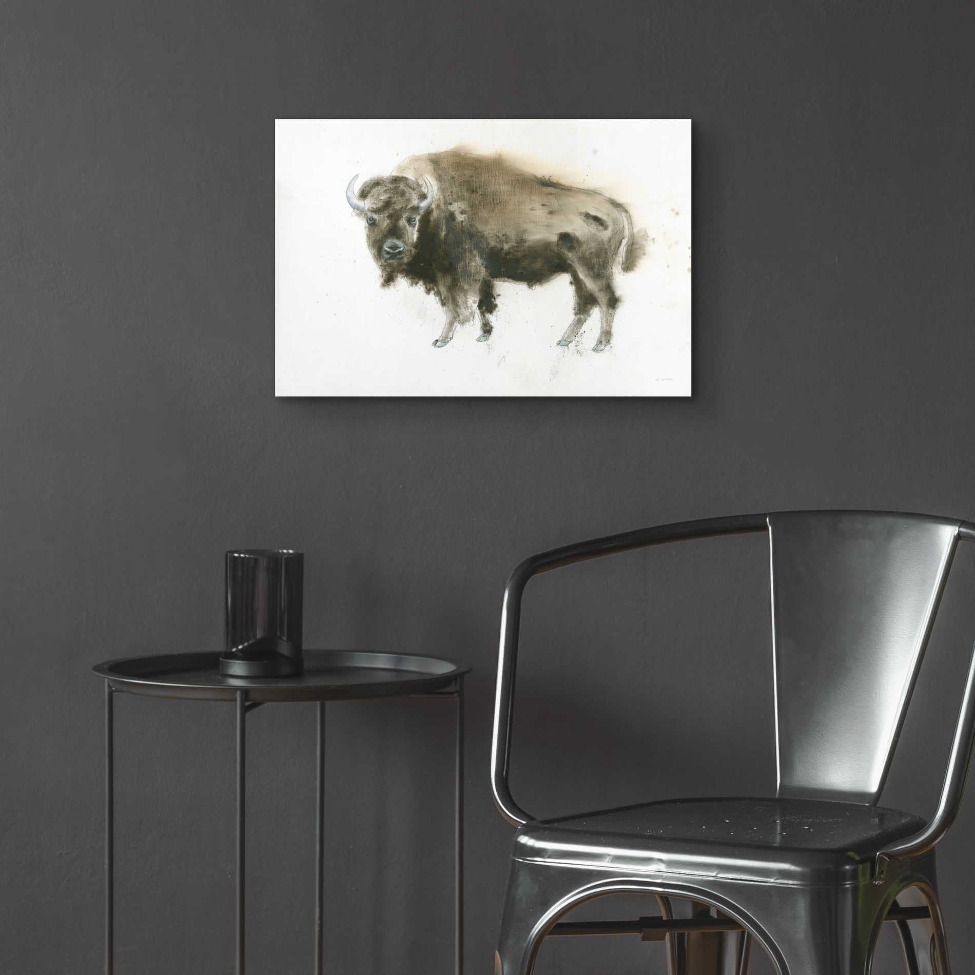 Epic Art 'Buffalo Bill' by James Wiens, Acrylic Glass Wall Art,24x16