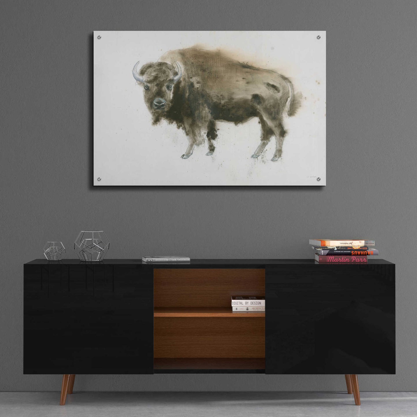 Epic Art 'Buffalo Bill' by James Wiens, Acrylic Glass Wall Art,36x24