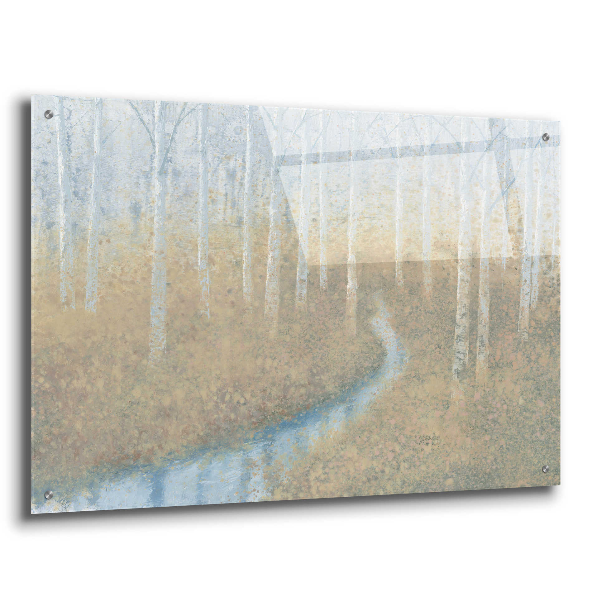 Epic Art 'Silver Waters' by James Wiens, Acrylic Glass Wall Art,36x24