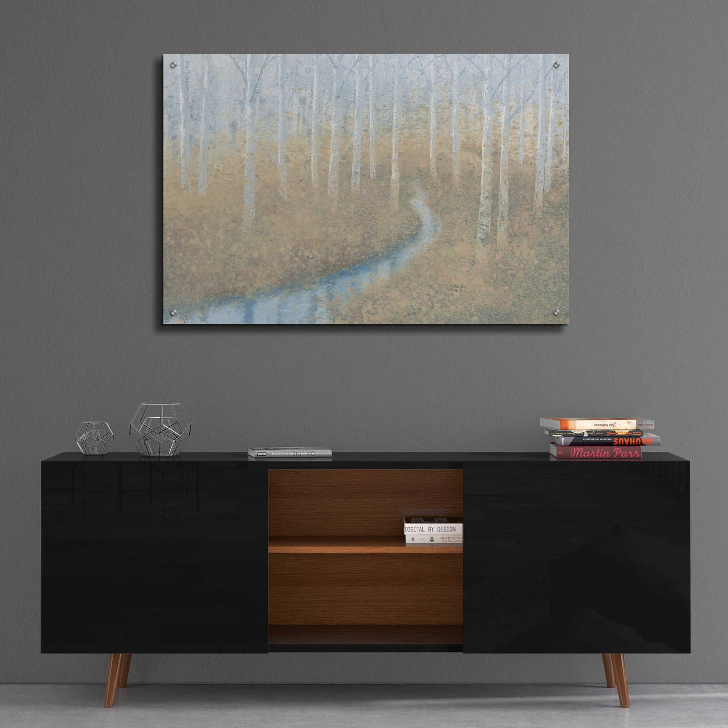 Epic Art 'Silver Waters' by James Wiens, Acrylic Glass Wall Art,36x24