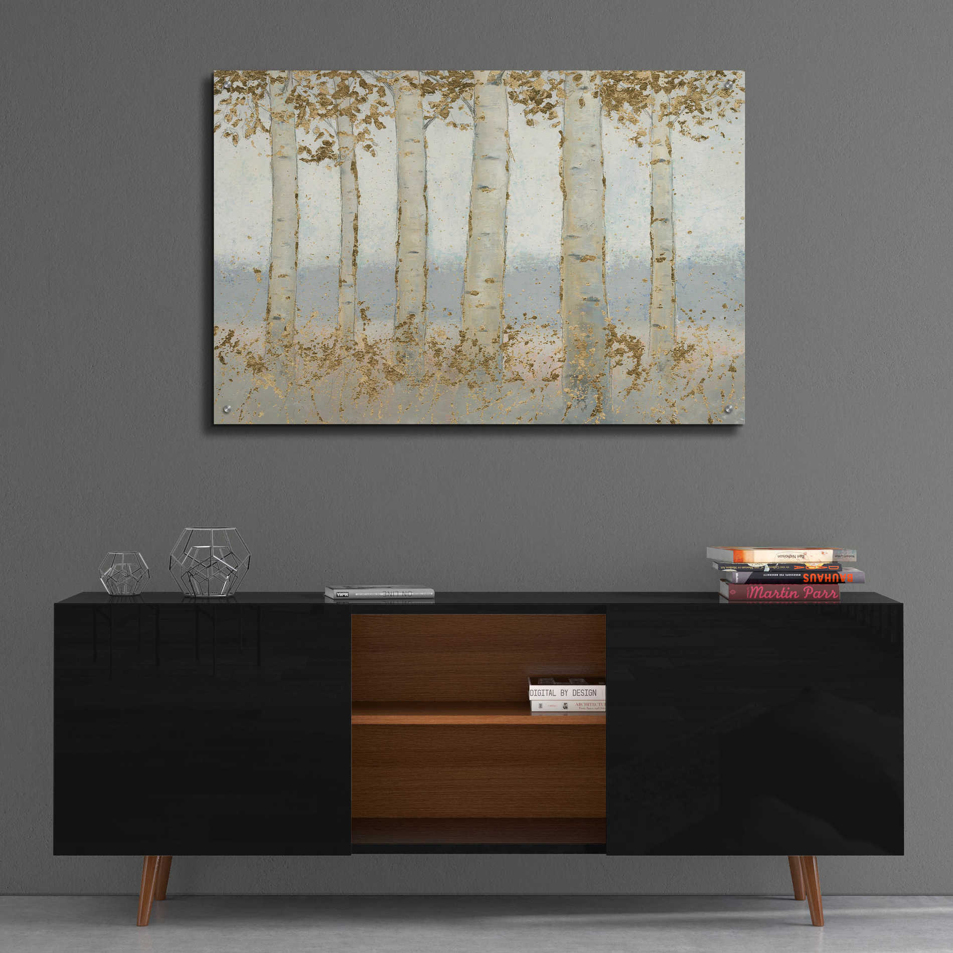 Epic Art 'Magnificent Birch Grove' by James Wiens, Acrylic Glass Wall Art,36x24