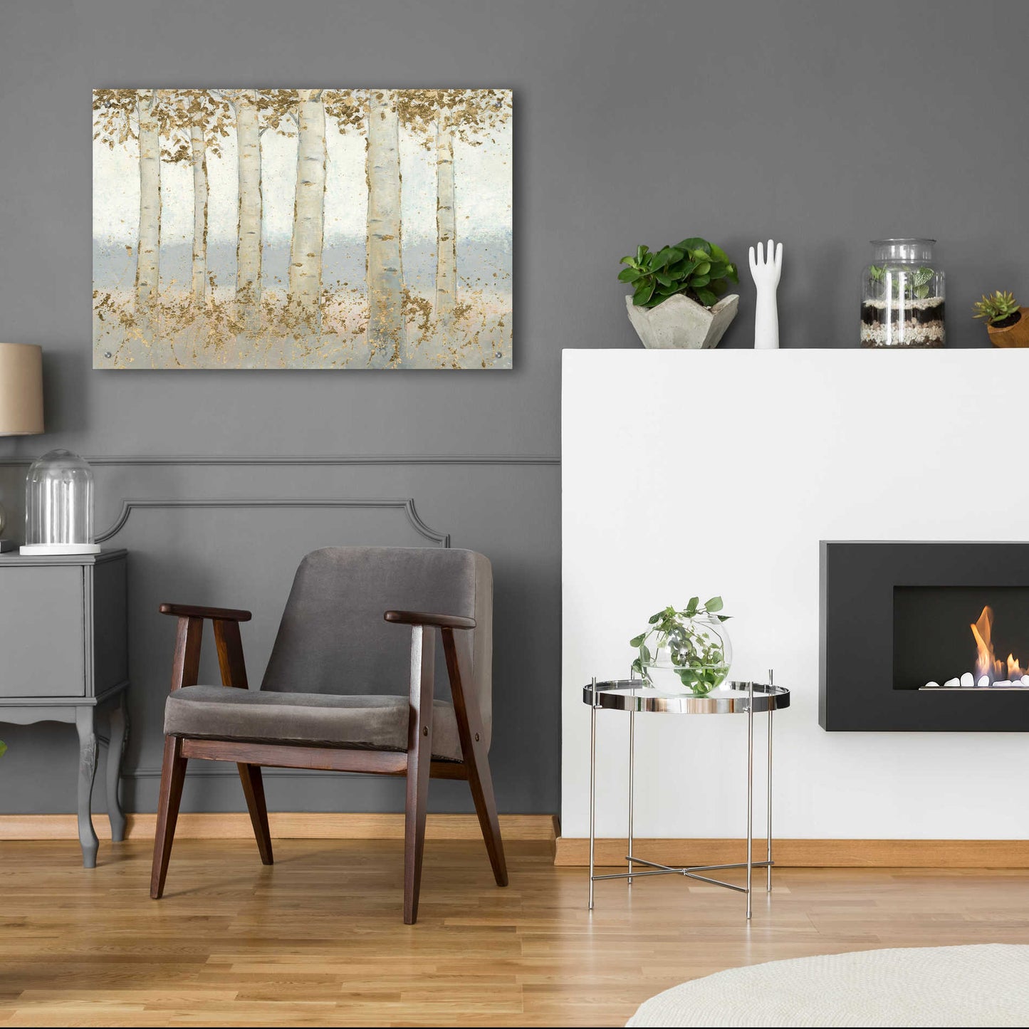 Epic Art 'Magnificent Birch Grove' by James Wiens, Acrylic Glass Wall Art,36x24