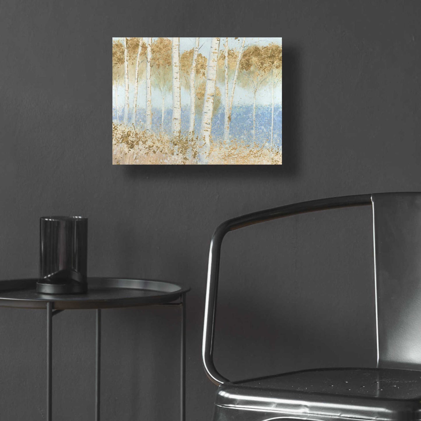 Epic Art 'Summer Birches' by James Wiens, Acrylic Glass Wall Art,16x12