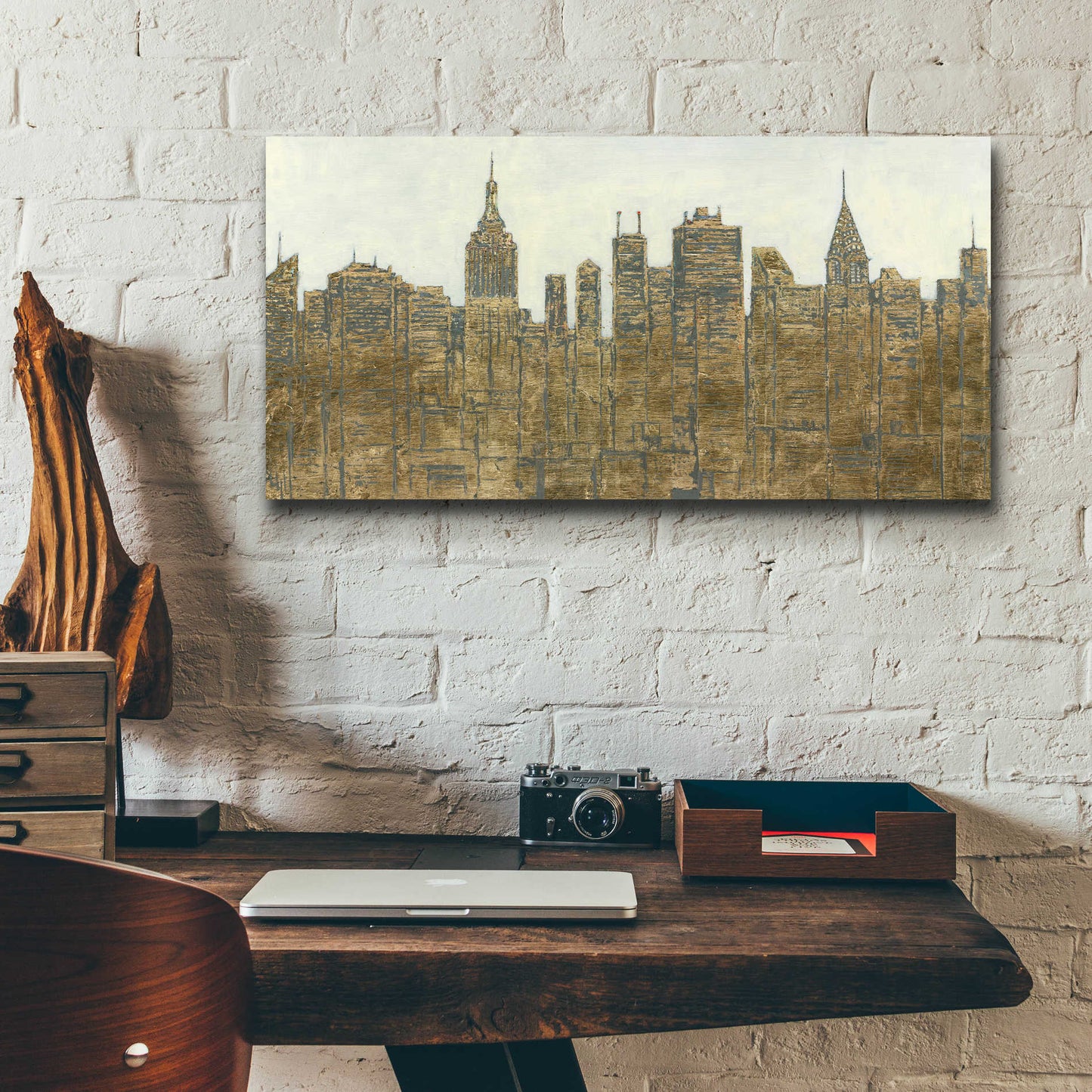 Epic Art 'Lavish Skyline' by James Wiens, Acrylic Glass Wall Art,24x12