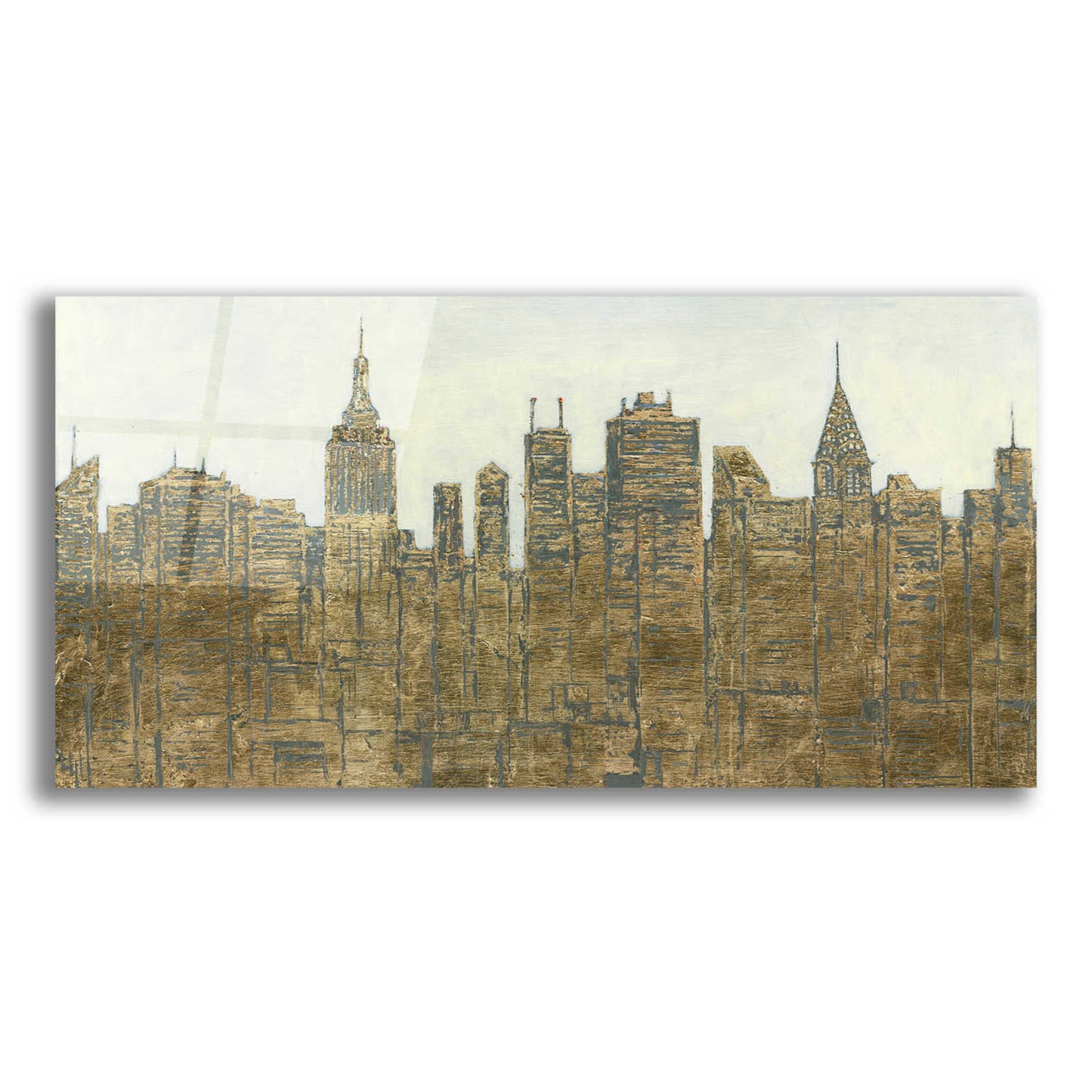 Epic Art 'Lavish Skyline' by James Wiens, Acrylic Glass Wall Art,24x12