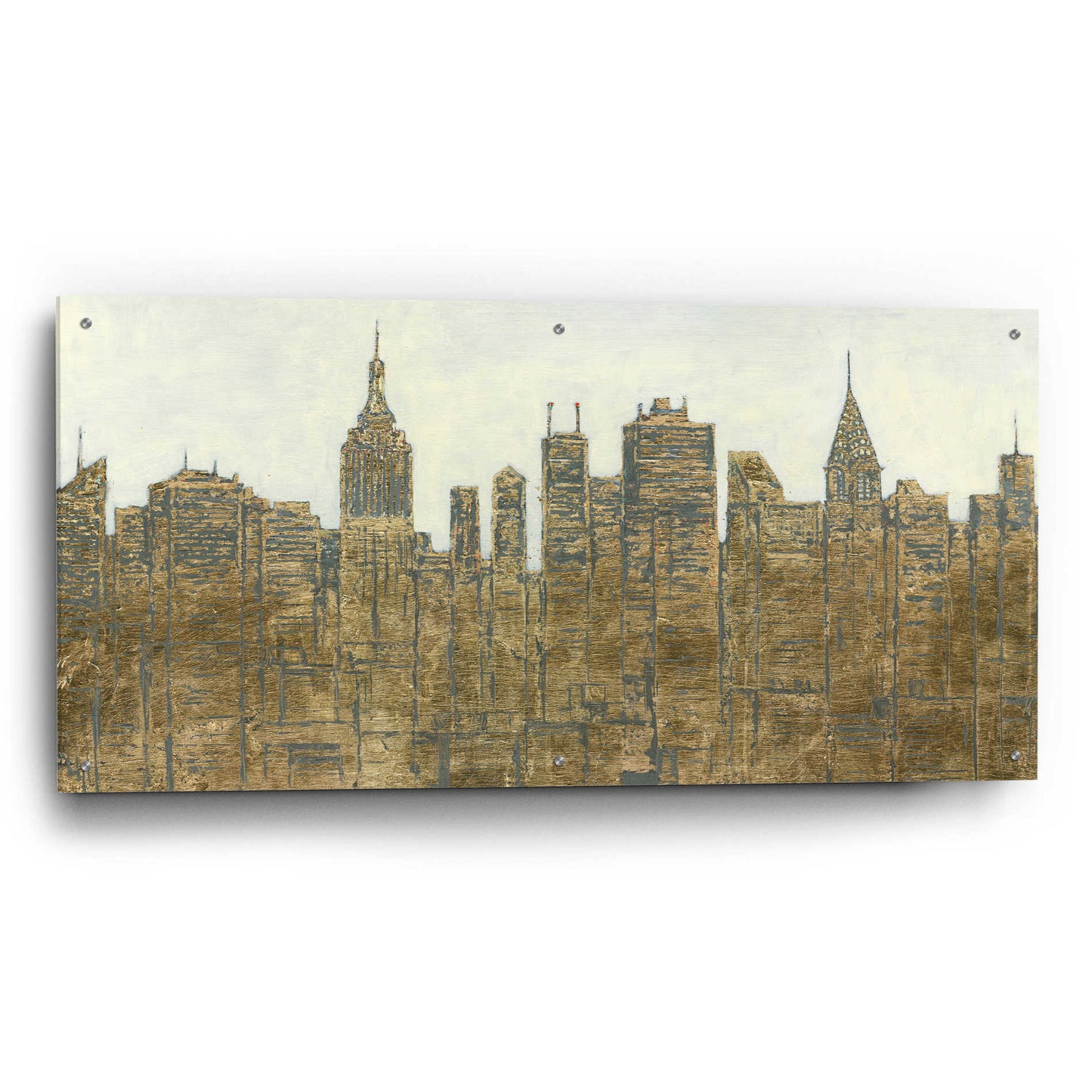 Epic Art 'Lavish Skyline' by James Wiens, Acrylic Glass Wall Art,48x24