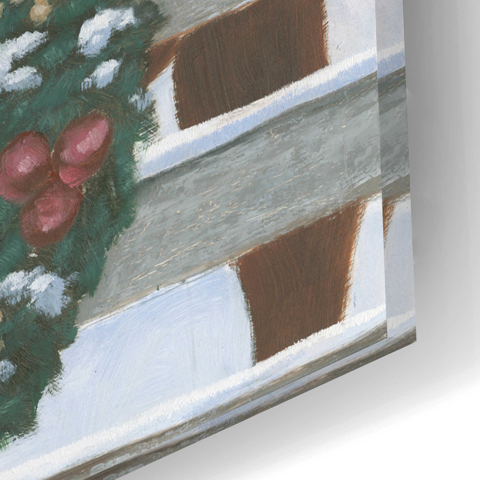 Epic Art 'Christmas in the Heartland II' by James Wiens, Acrylic Glass Wall Art,24x16