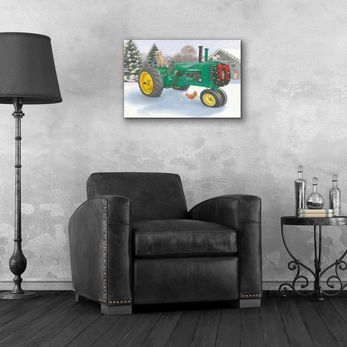 Epic Art 'Christmas in the Heartland III' by James Wiens, Acrylic Glass Wall Art,24x16