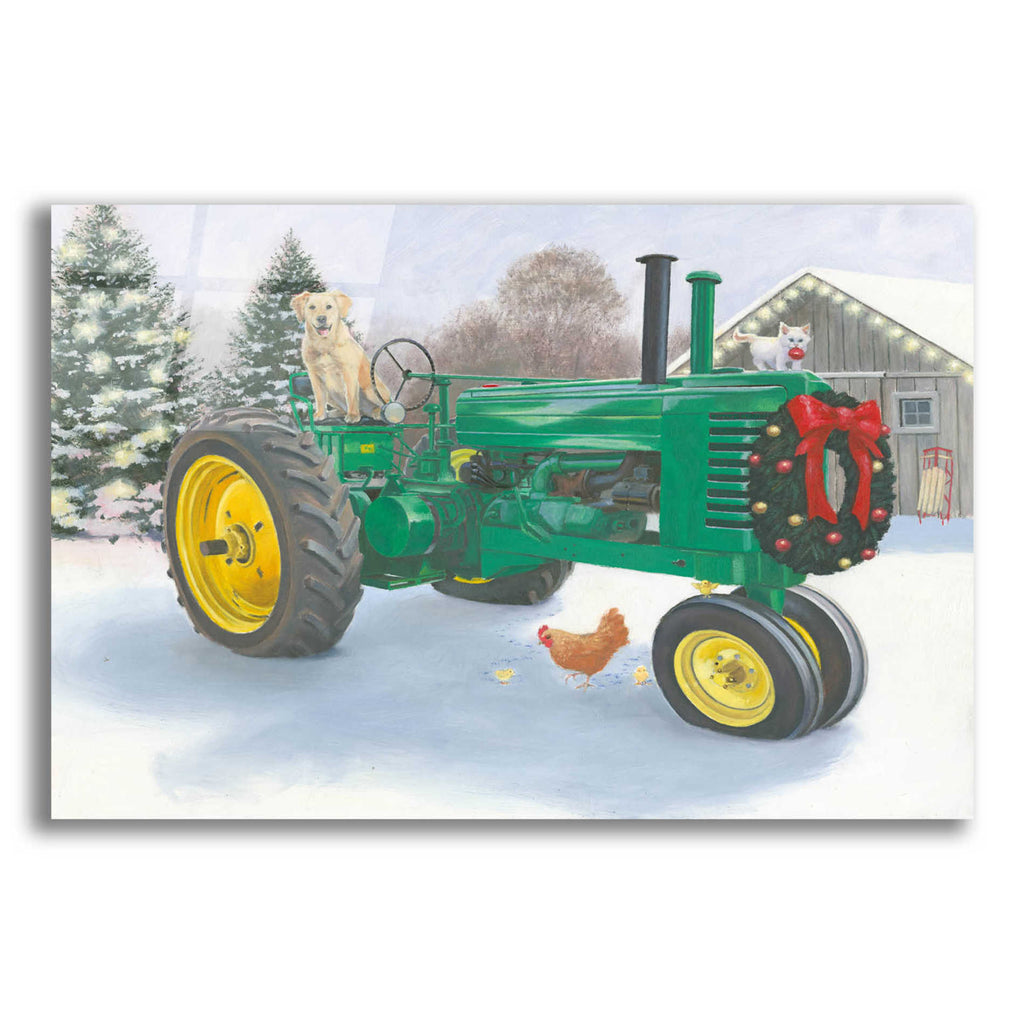 Epic Art 'Christmas in the Heartland III' by James Wiens, Acrylic Glass Wall Art,16x12x1.1x0,26x18x1.1x0,34x26x1.74x0,54x40x1.74x0