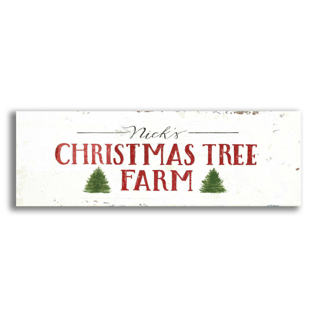Epic Art 'Christmas in the Heartland VI' by James Wiens, Acrylic Glass Wall Art,36x12x1.55x0,60x20x1.74x0