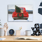 Epic Art 'Christmas in the Heartland IV' by James Wiens, Acrylic Glass Wall Art,16x12
