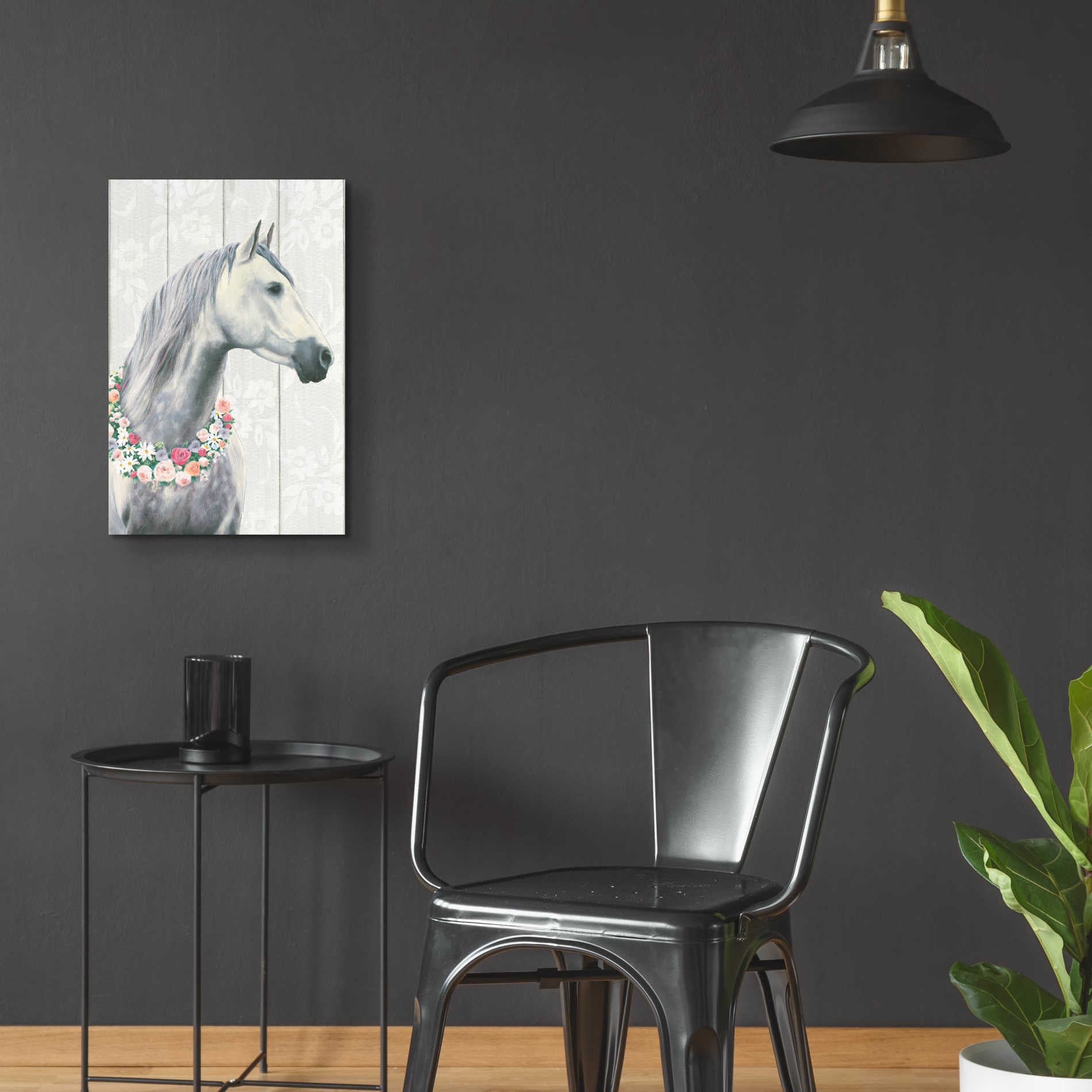 Epic Art 'Spirit Stallion I on wood' by James Wiens, Acrylic Glass Wall Art,16x24