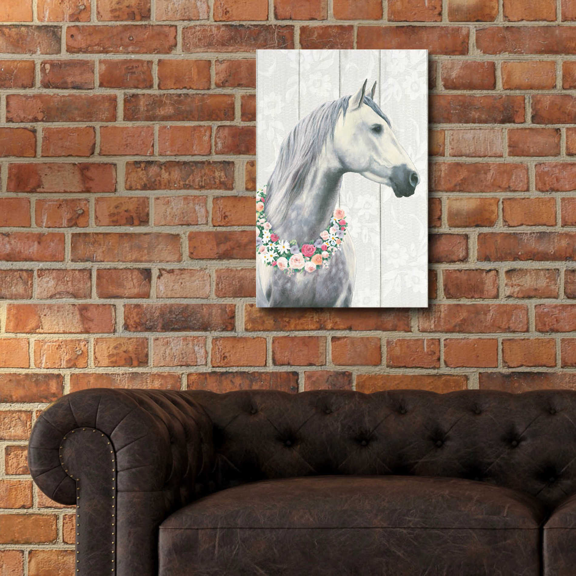 Epic Art 'Spirit Stallion I on wood' by James Wiens, Acrylic Glass Wall Art,16x24