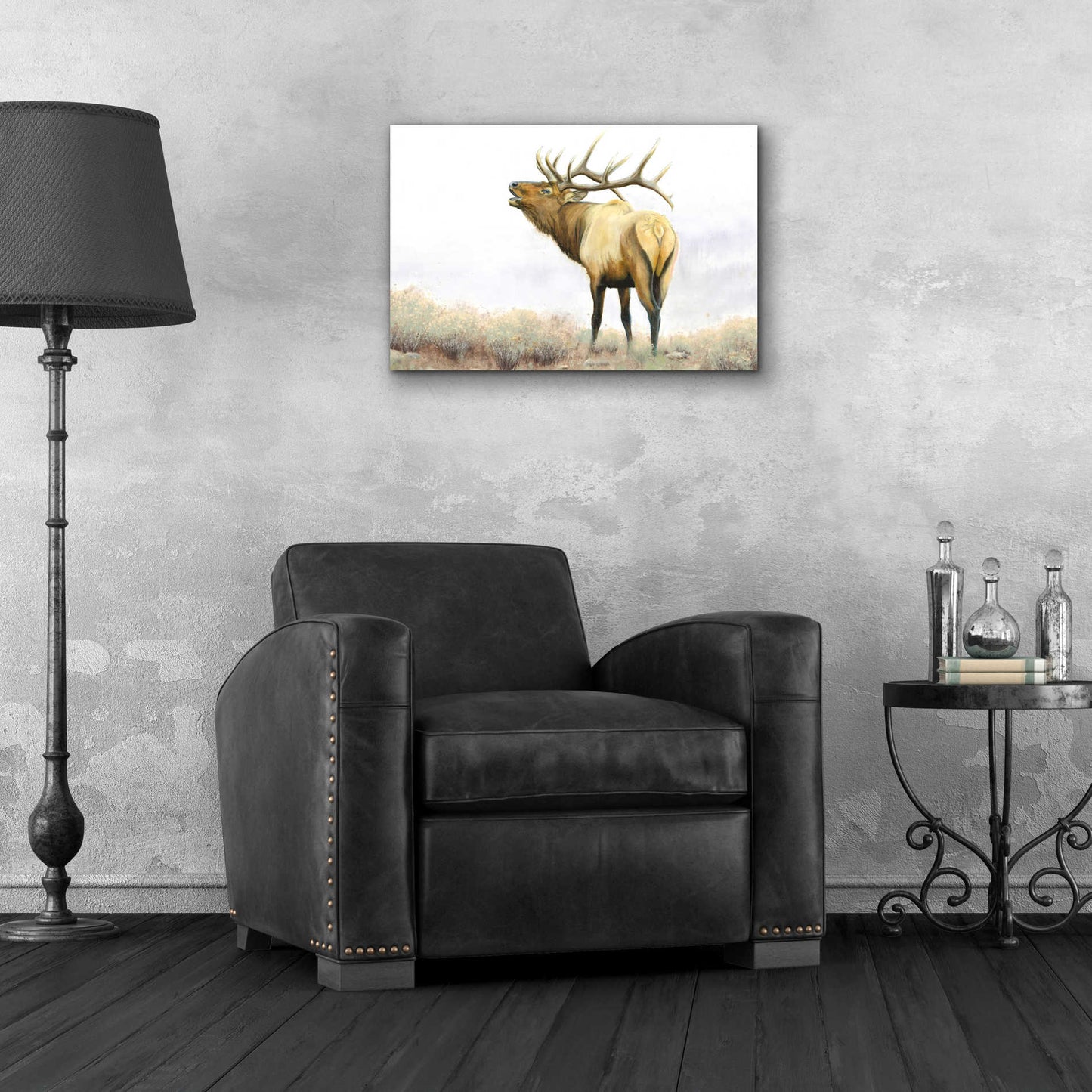 Epic Art 'Majestic Elk' by James Wiens, Acrylic Glass Wall Art,24x16