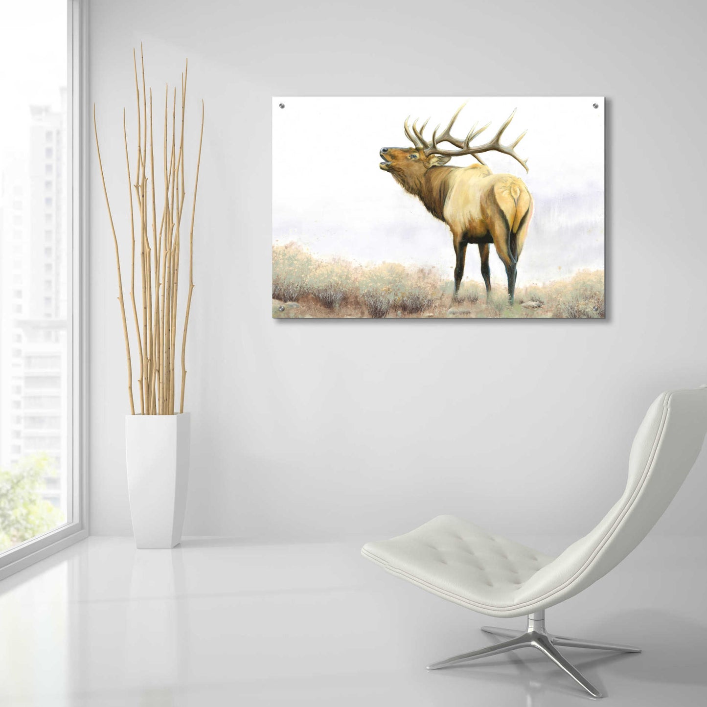 Epic Art 'Majestic Elk' by James Wiens, Acrylic Glass Wall Art,36x24