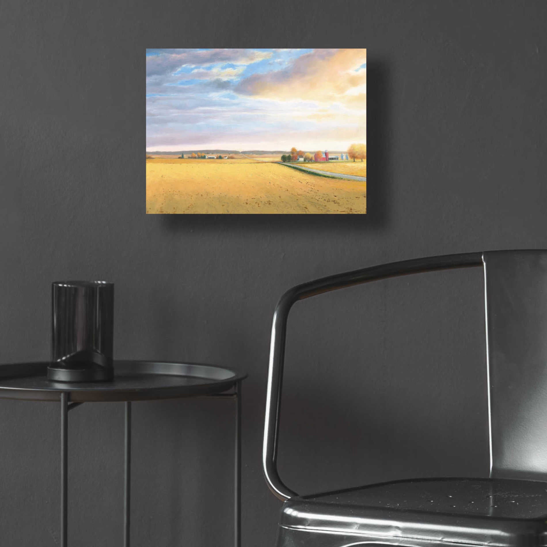 Epic Art 'Heartland Landscape' by James Wiens, Acrylic Glass Wall Art,16x12