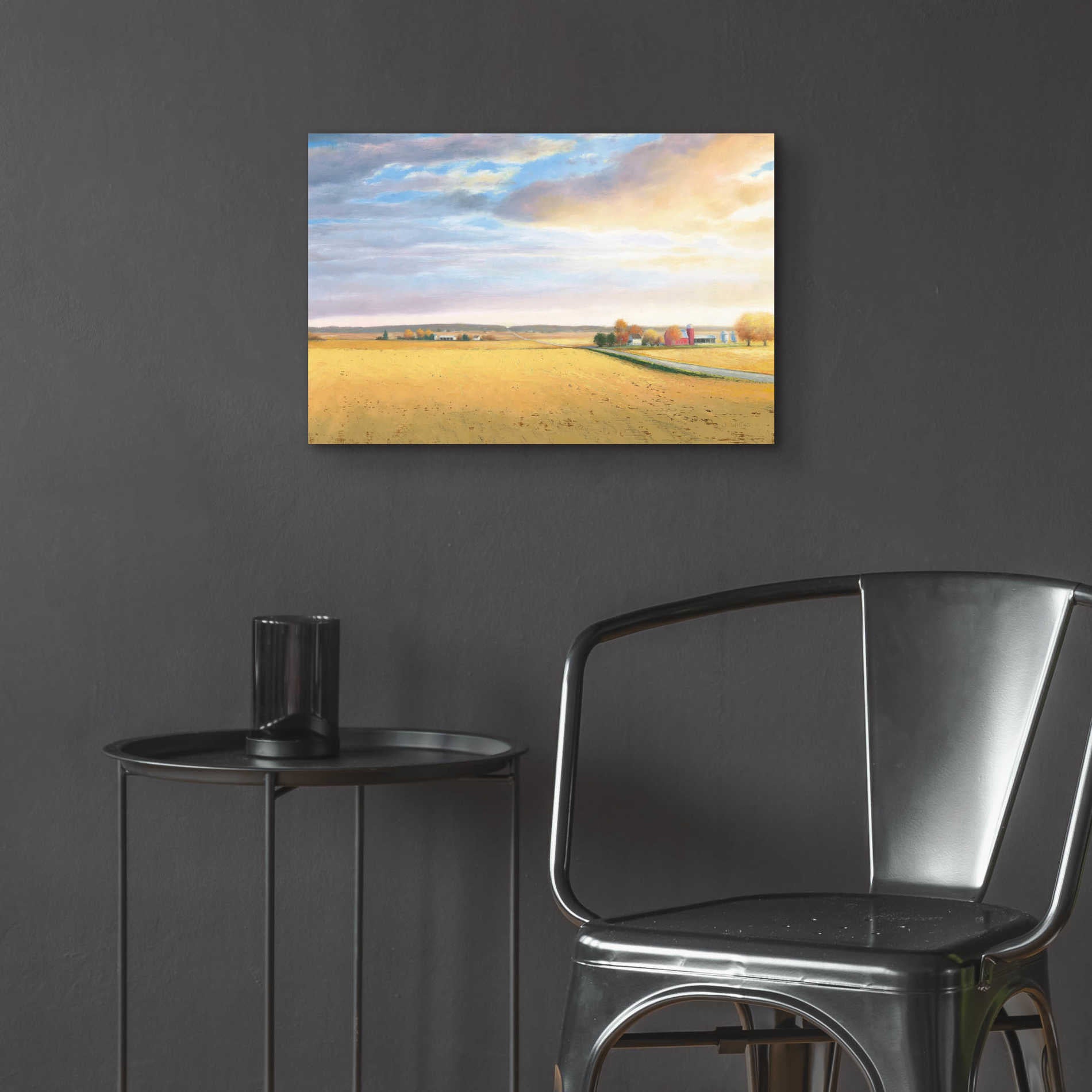 Epic Art 'Heartland Landscape' by James Wiens, Acrylic Glass Wall Art,24x16