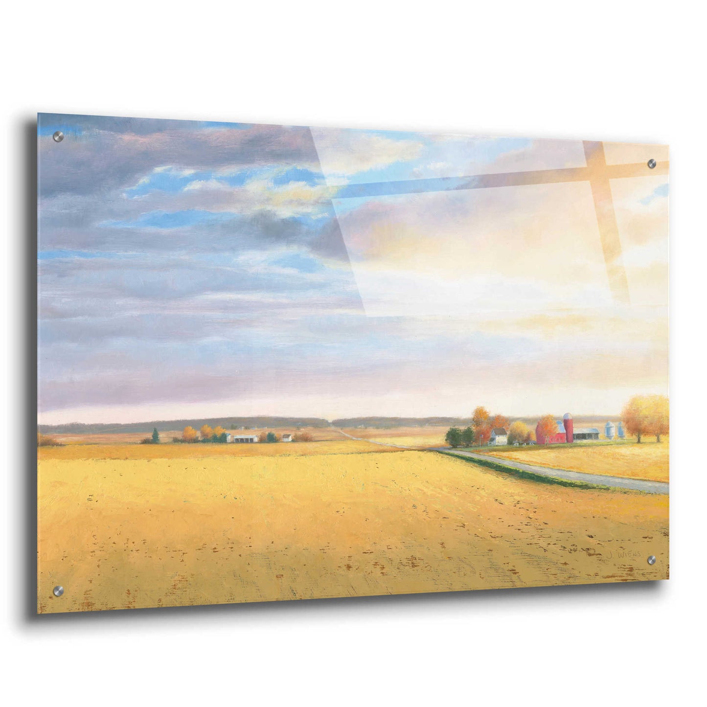 Epic Art 'Heartland Landscape' by James Wiens, Acrylic Glass Wall Art,36x24