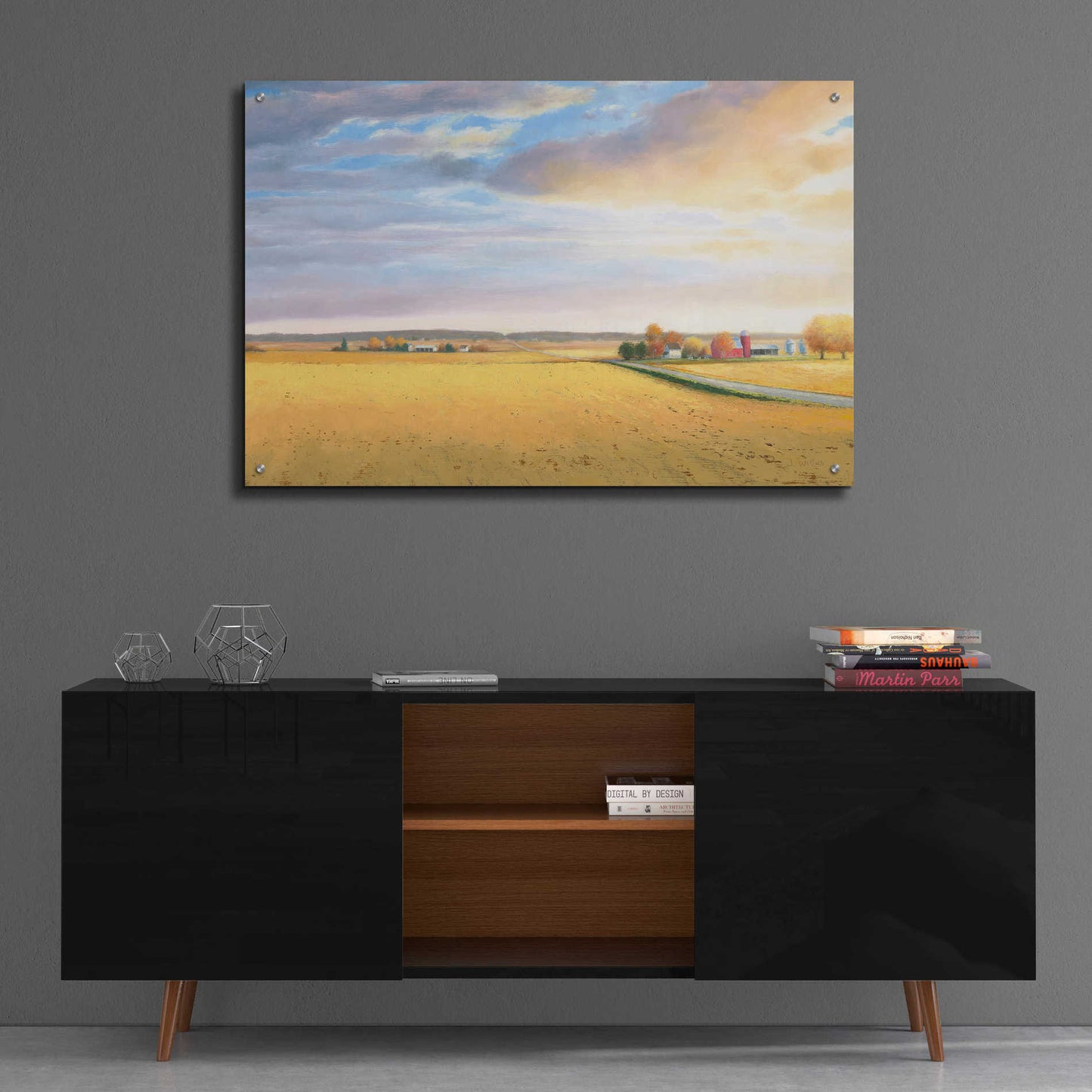 Epic Art 'Heartland Landscape' by James Wiens, Acrylic Glass Wall Art,36x24