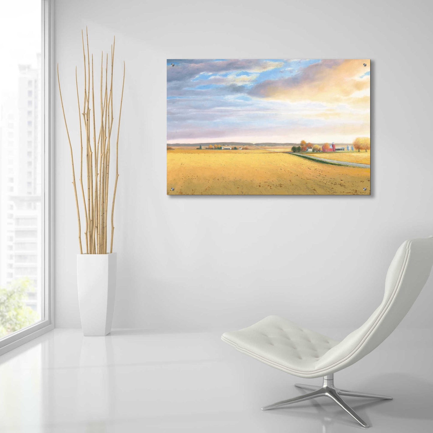 Epic Art 'Heartland Landscape' by James Wiens, Acrylic Glass Wall Art,36x24