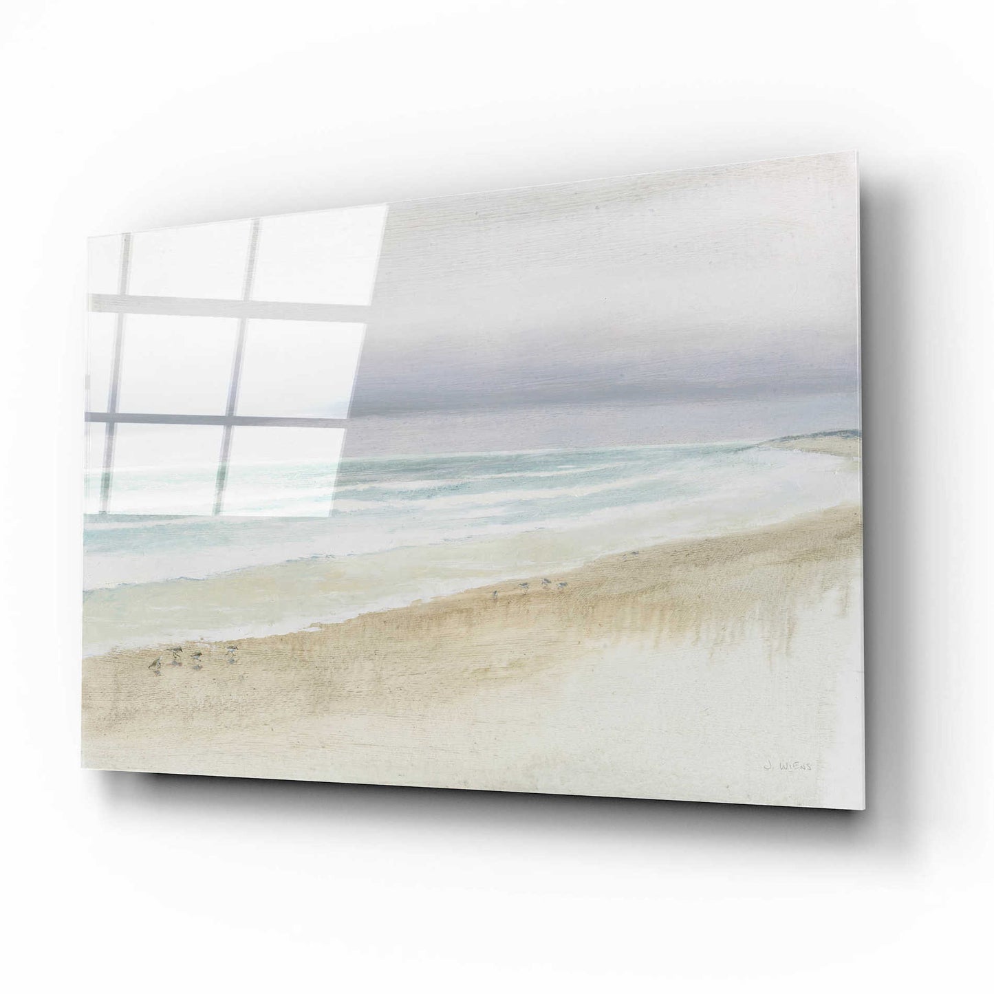 Epic Art 'Serene Seaside' by James Wiens, Acrylic Glass Wall Art,16x12