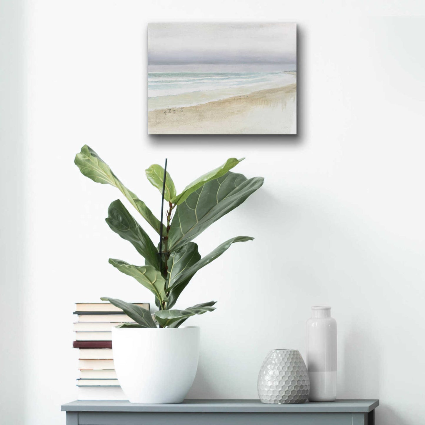 Epic Art 'Serene Seaside' by James Wiens, Acrylic Glass Wall Art,16x12