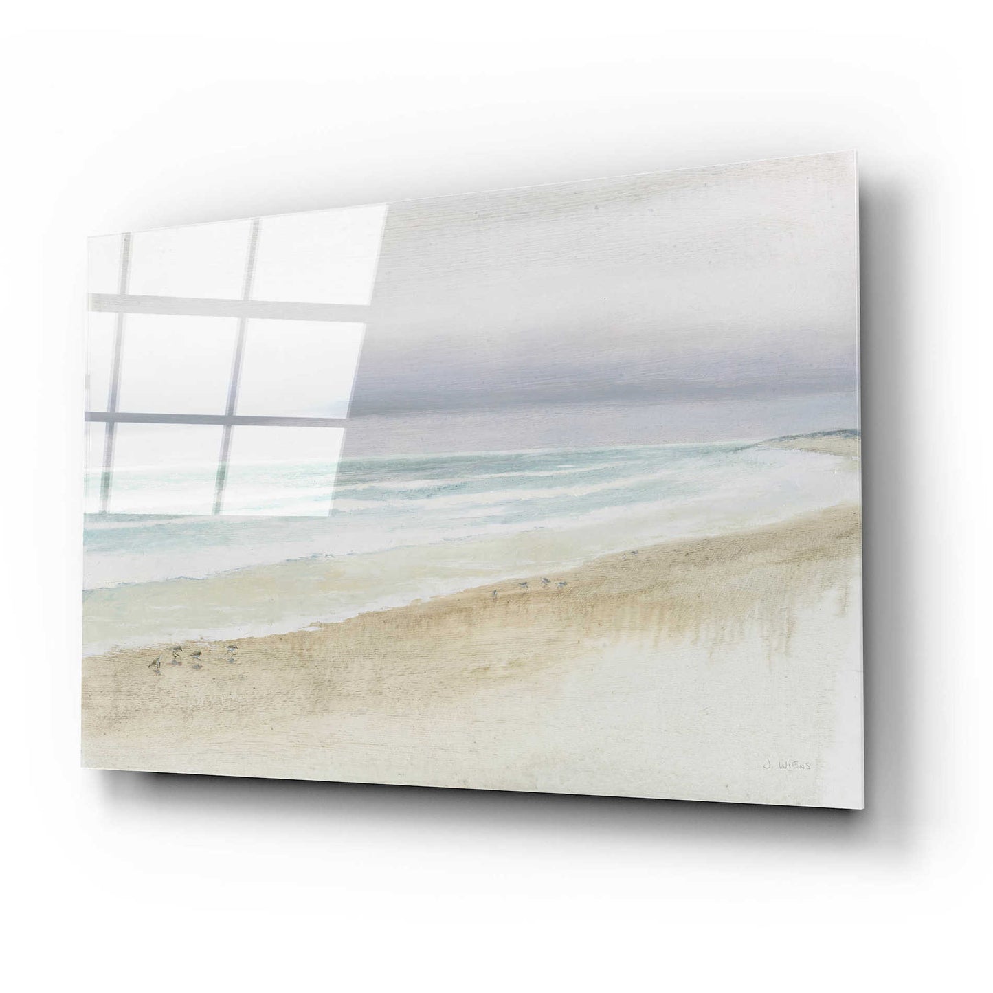 Epic Art 'Serene Seaside' by James Wiens, Acrylic Glass Wall Art,24x16