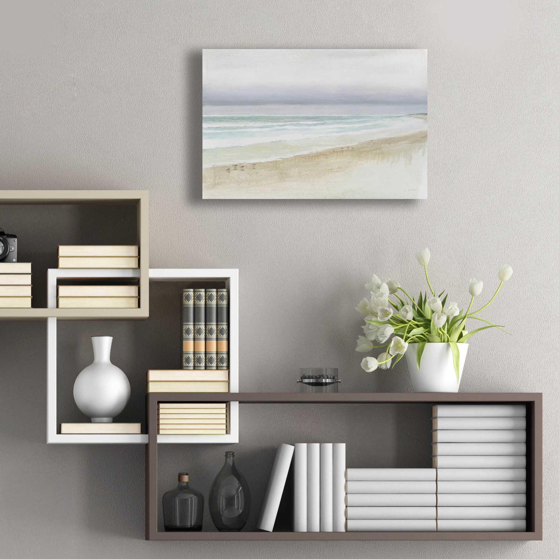 Epic Art 'Serene Seaside' by James Wiens, Acrylic Glass Wall Art,24x16