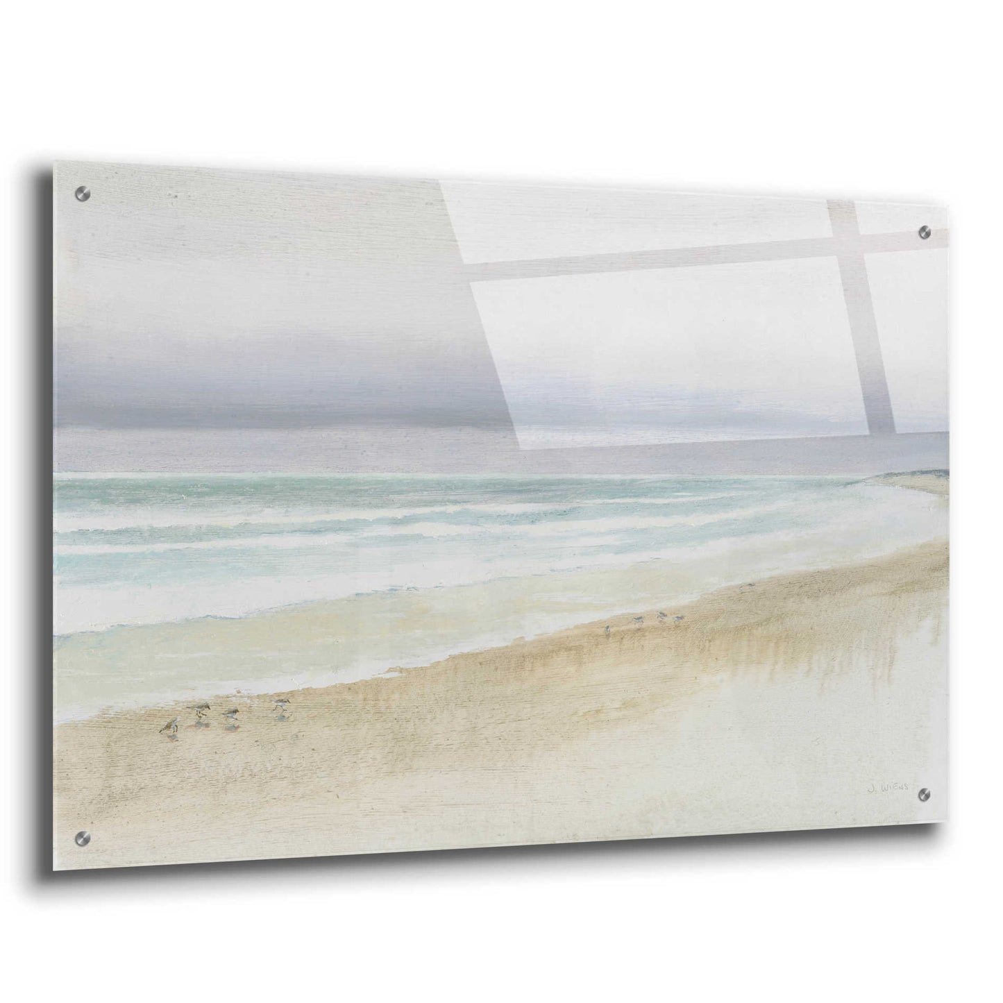 Epic Art 'Serene Seaside' by James Wiens, Acrylic Glass Wall Art,36x24