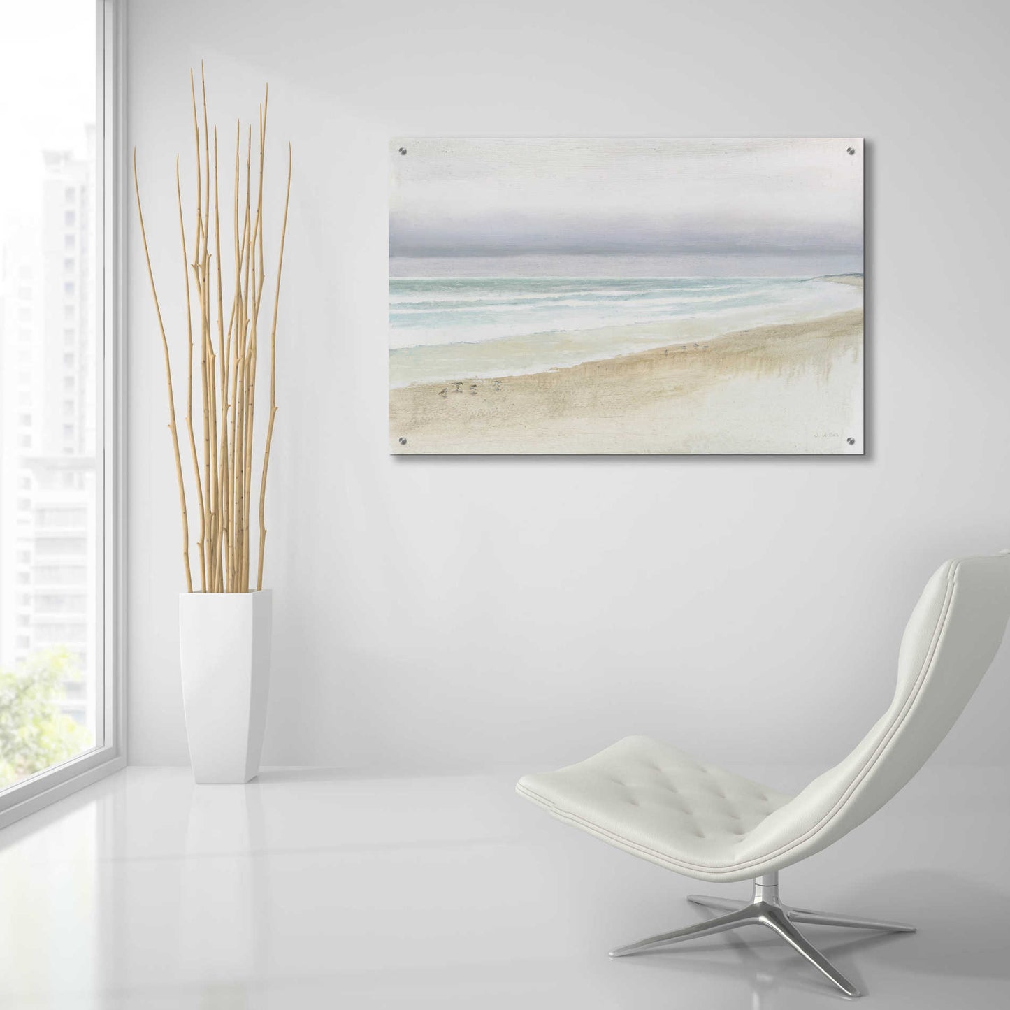 Epic Art 'Serene Seaside' by James Wiens, Acrylic Glass Wall Art,36x24