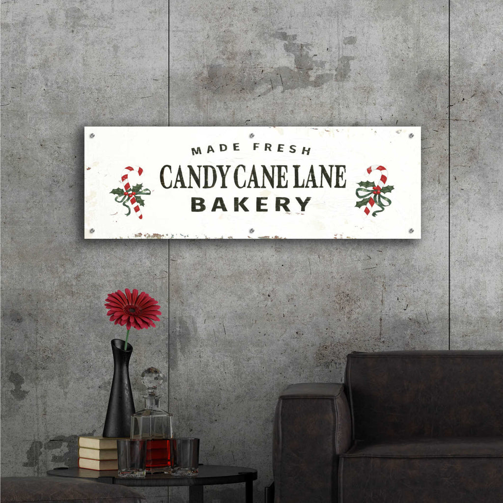 Epic Art 'Christmas in the Heartland V' by James Wiens, Acrylic Glass Wall Art,48x16
