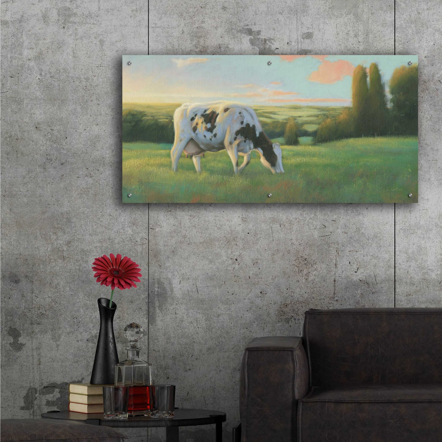 Epic Art 'Farm Life I' by James Wiens, Acrylic Glass Wall Art,48x24