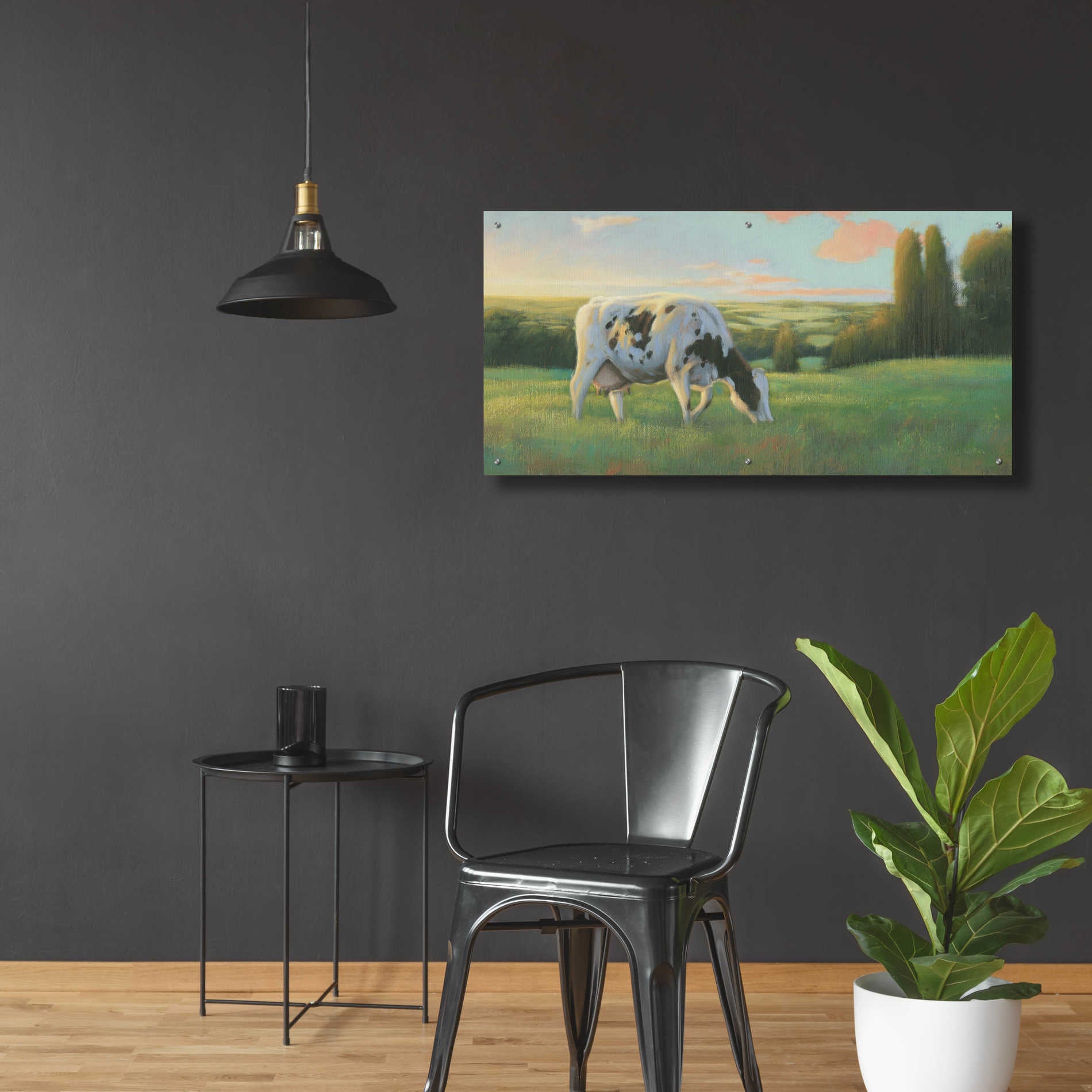 Epic Art 'Farm Life I' by James Wiens, Acrylic Glass Wall Art,48x24