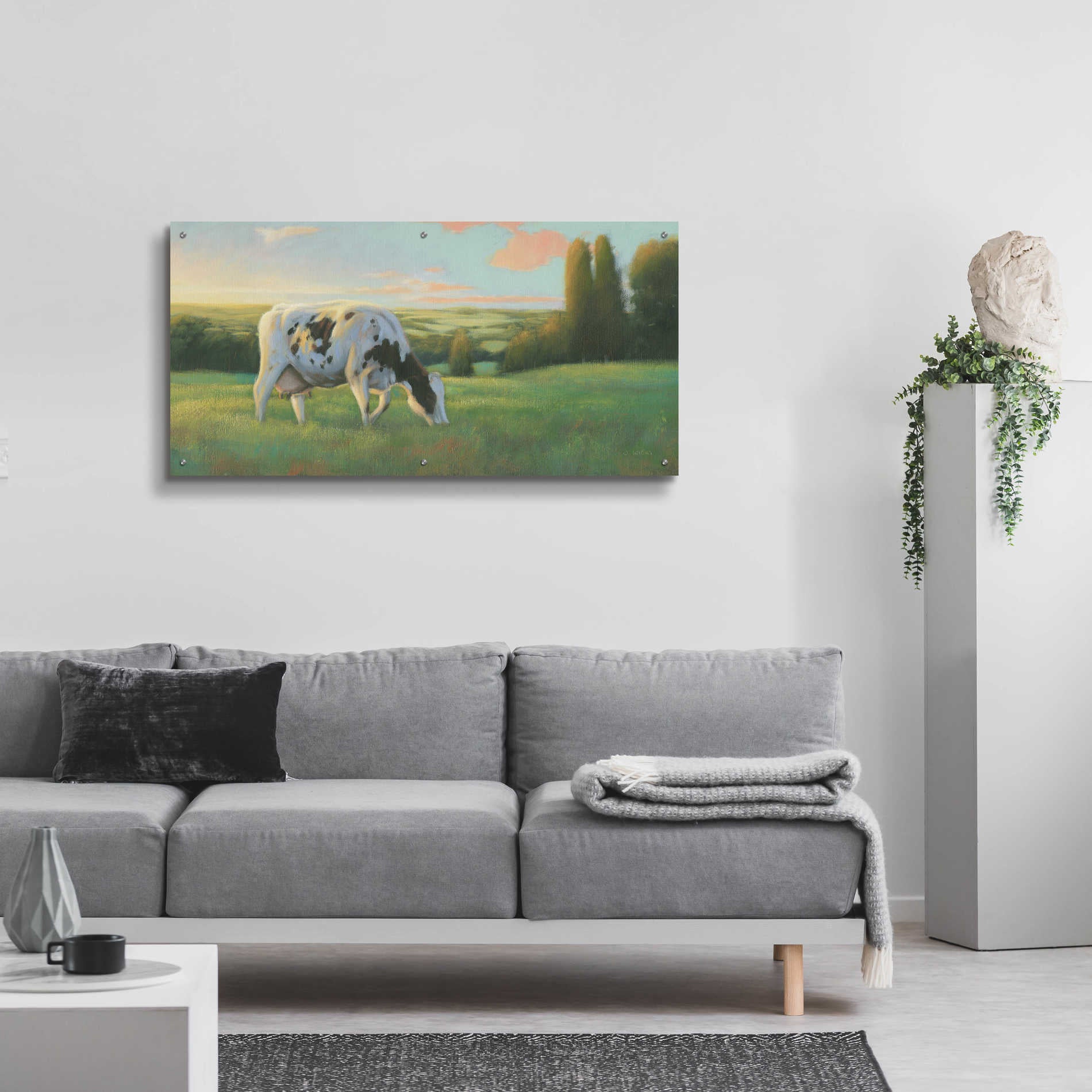 Epic Art 'Farm Life I' by James Wiens, Acrylic Glass Wall Art,48x24