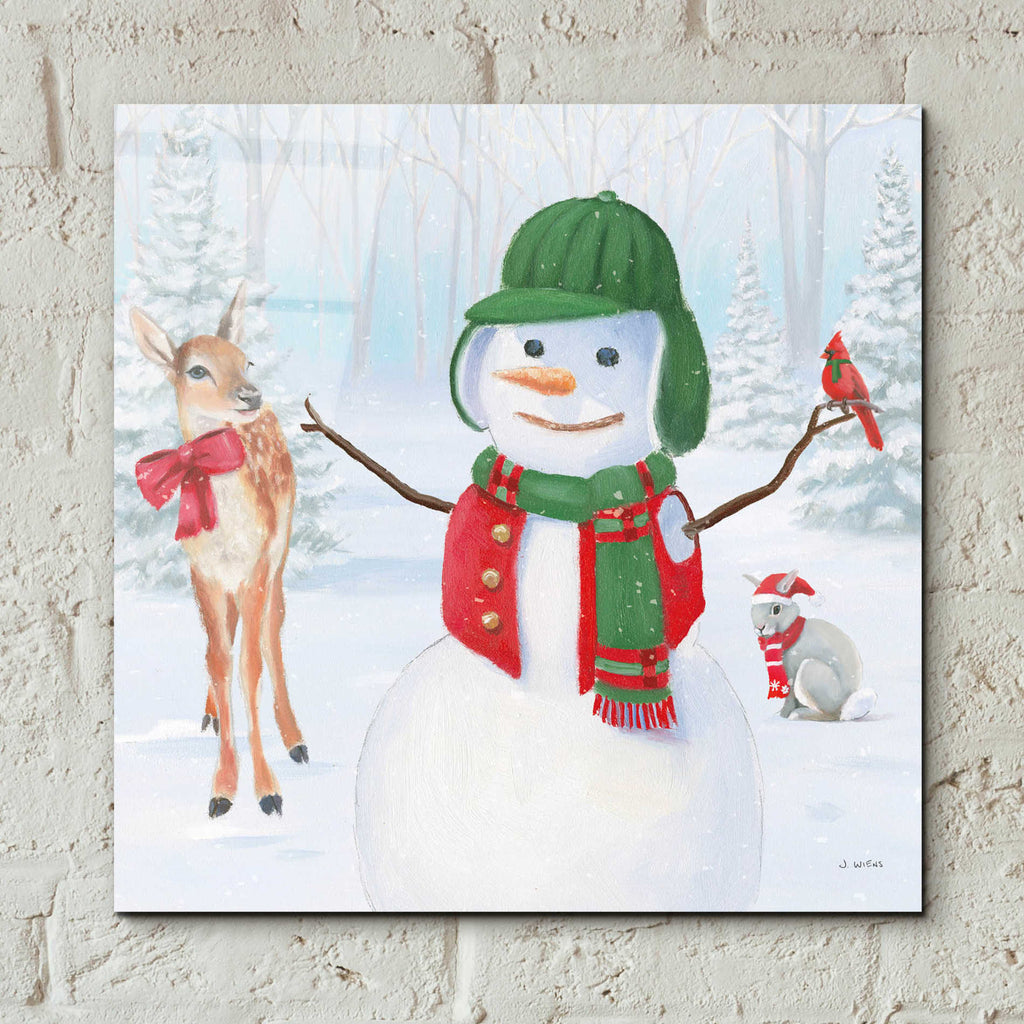 Epic Art 'Dressed for Christmas I Crop' by James Wiens, Acrylic Glass Wall Art,12x12