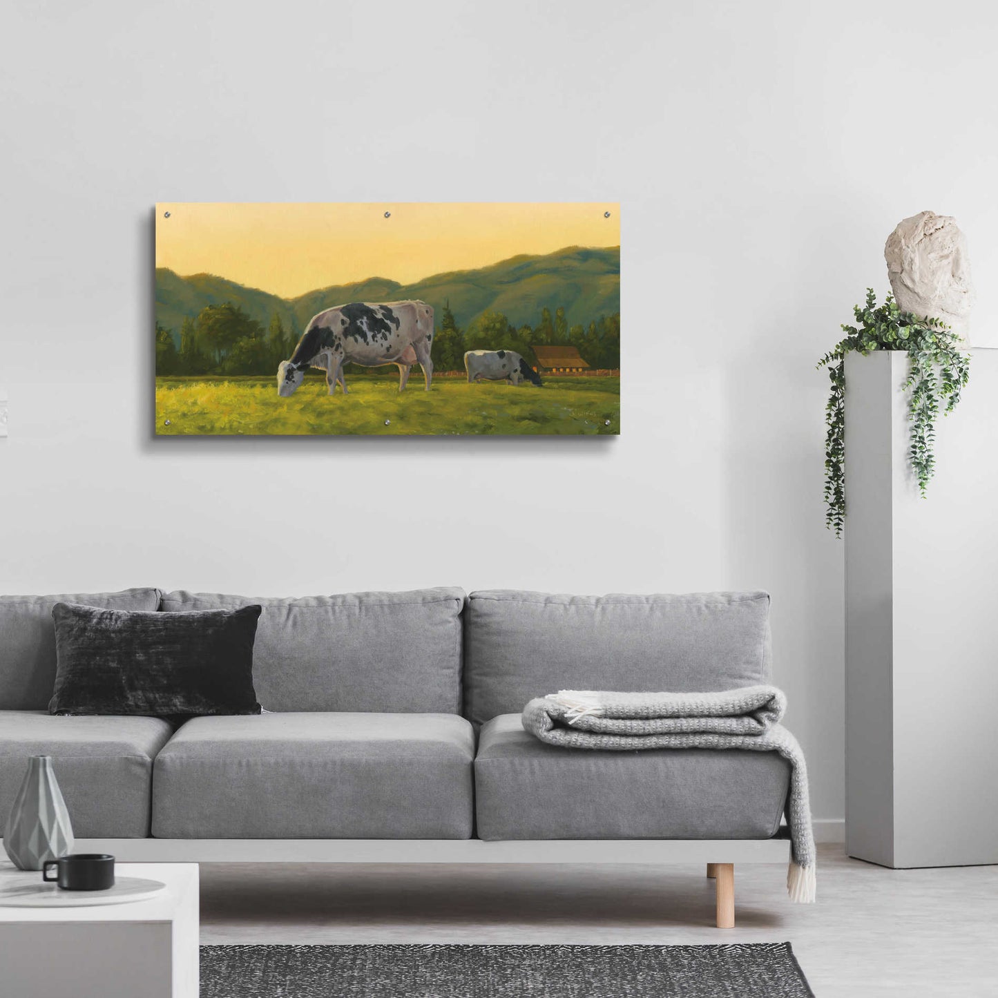 Epic Art 'Farm Life III' by James Wiens, Acrylic Glass Wall Art,48x24