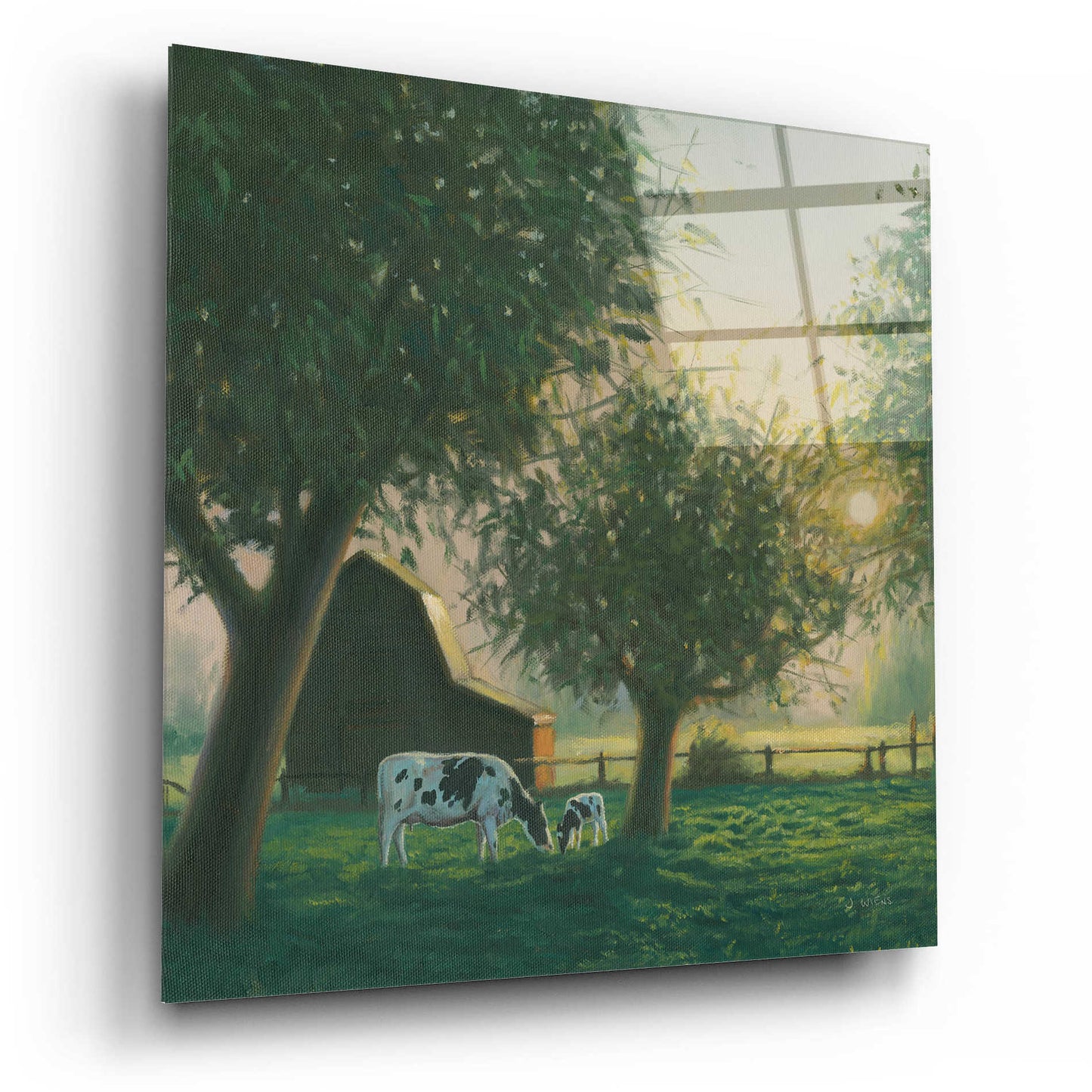 Epic Art 'Farm Life IV' by James Wiens, Acrylic Glass Wall Art,12x12