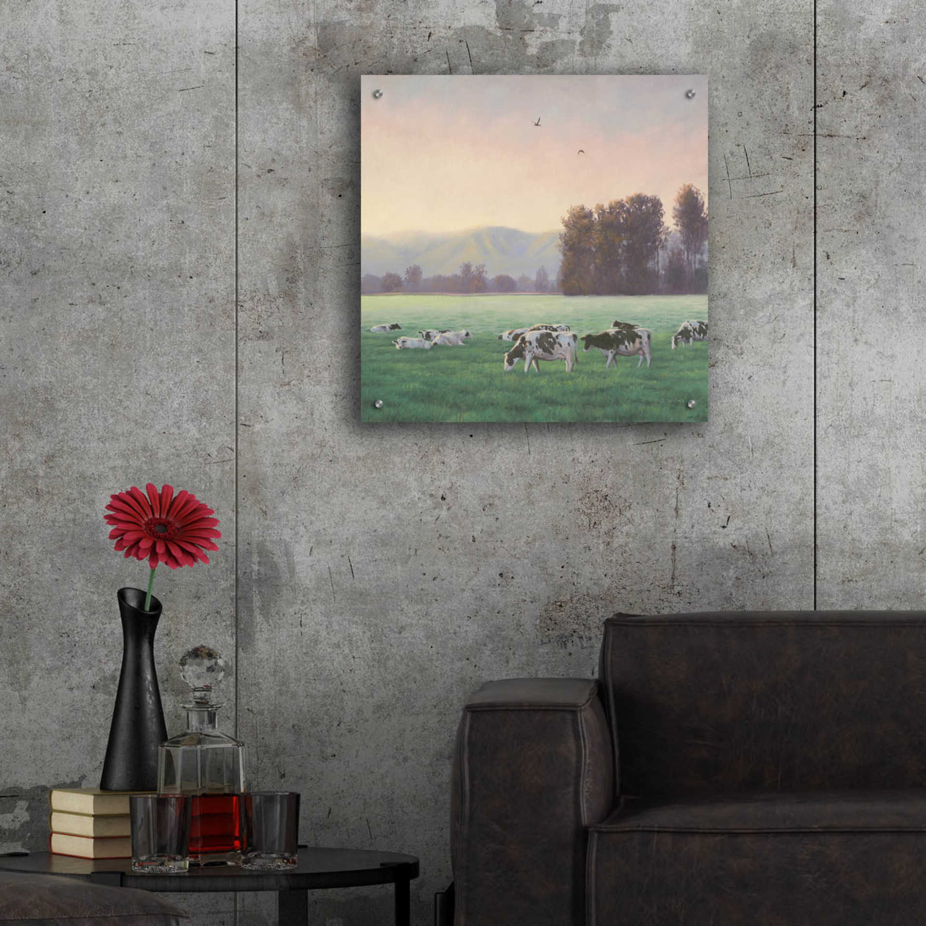 Epic Art 'Farm Life V' by James Wiens, Acrylic Glass Wall Art,24x24