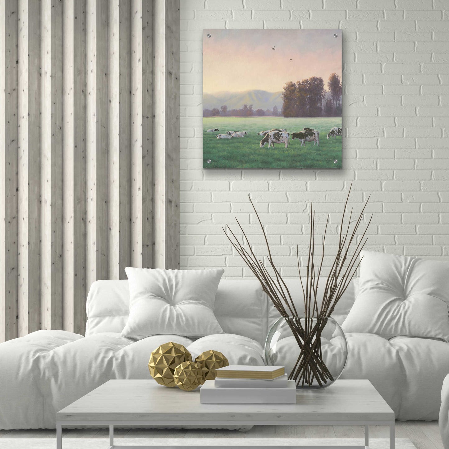 Epic Art 'Farm Life V' by James Wiens, Acrylic Glass Wall Art,24x24