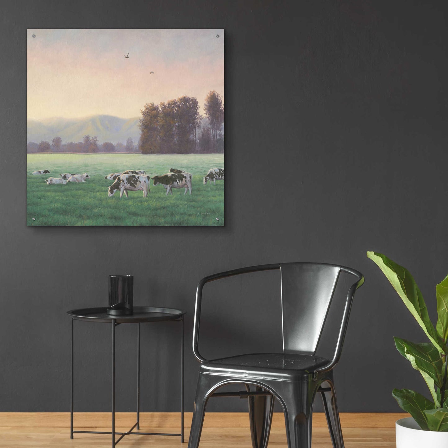 Epic Art 'Farm Life V' by James Wiens, Acrylic Glass Wall Art,36x36