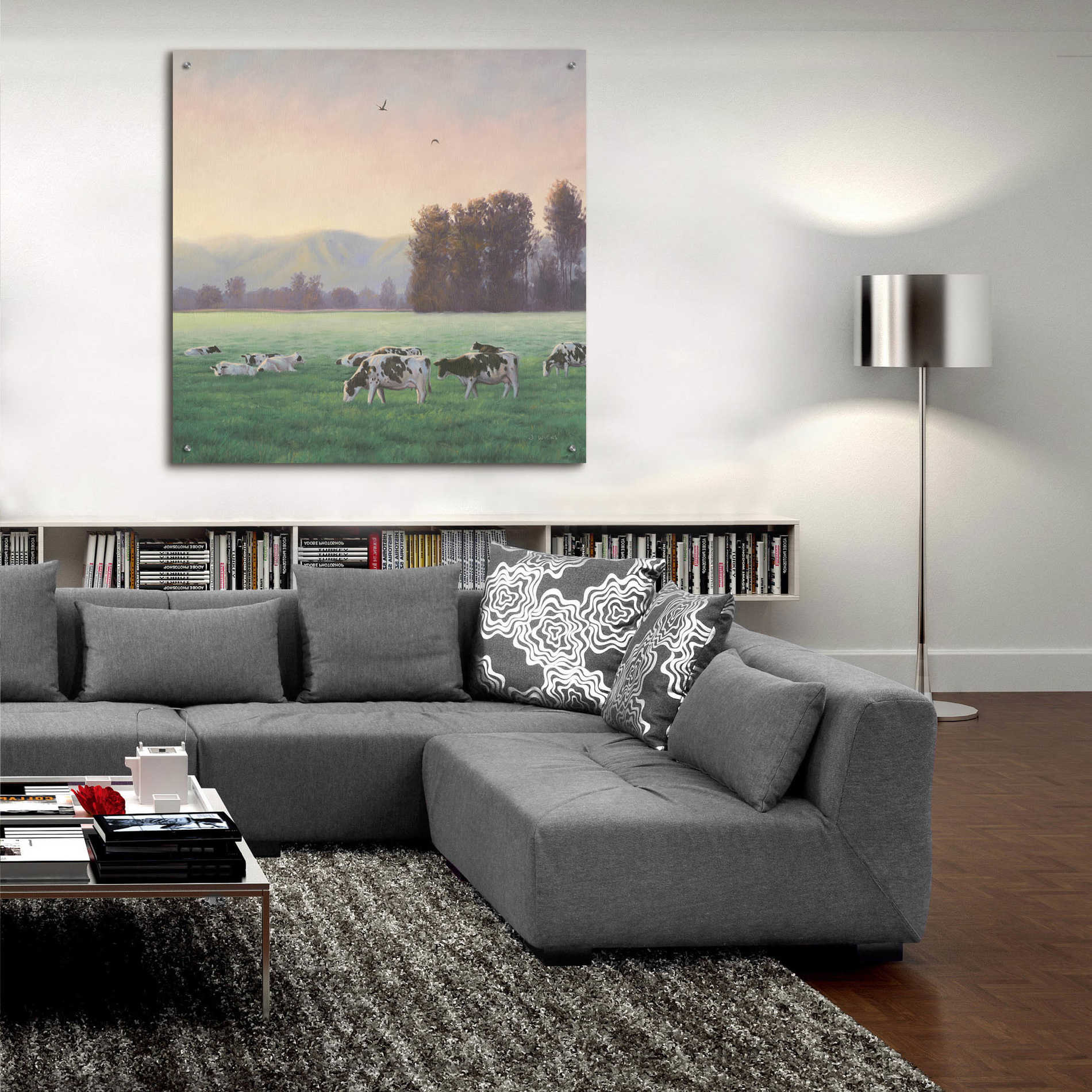 Epic Art 'Farm Life V' by James Wiens, Acrylic Glass Wall Art,36x36