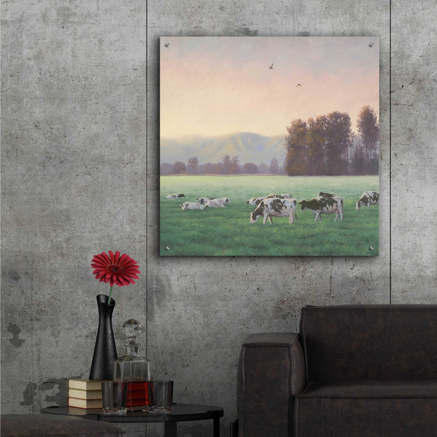 Epic Art 'Farm Life V' by James Wiens, Acrylic Glass Wall Art,36x36