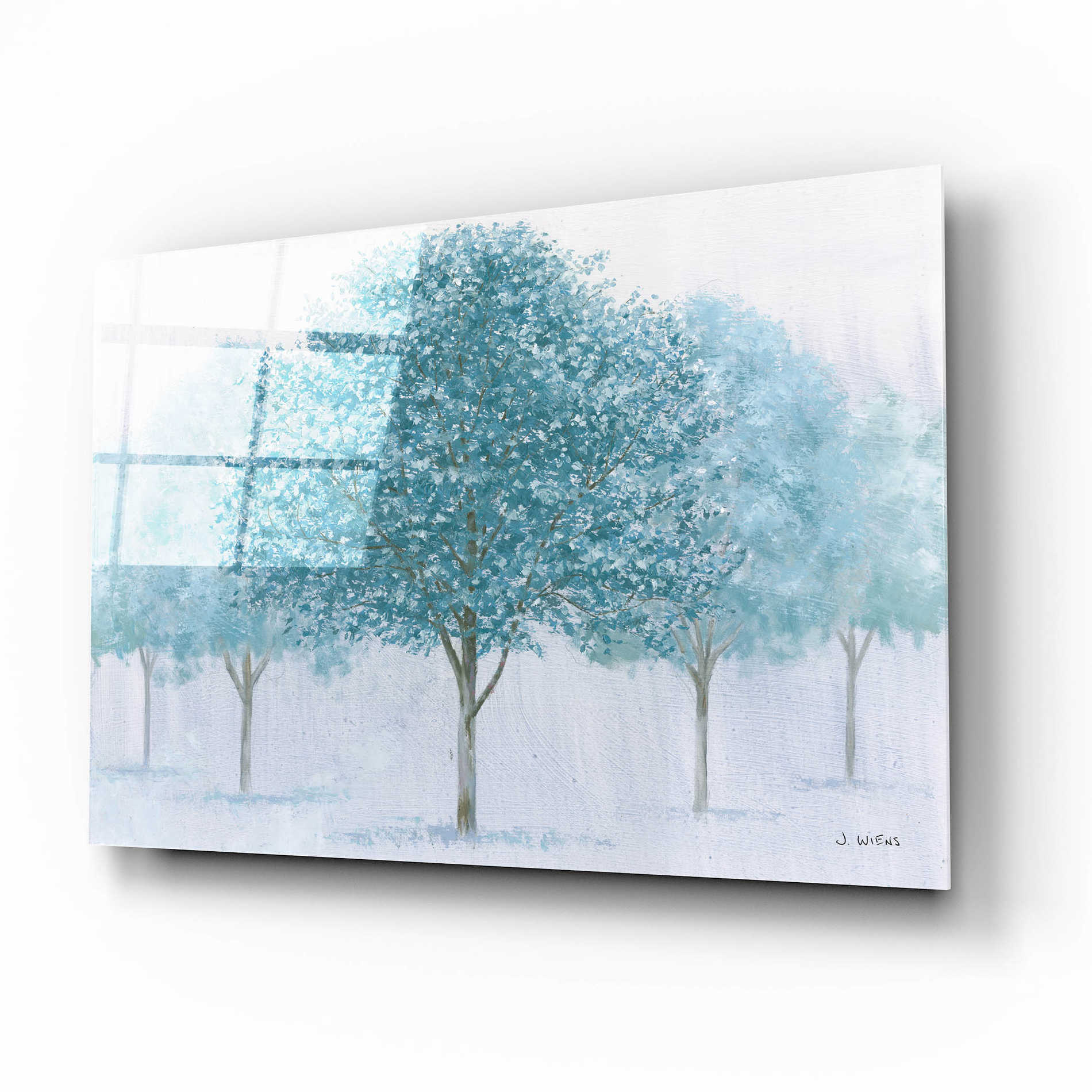 Epic Art 'Peaceful Grove' by James Wiens, Acrylic Glass Wall Art,16x12