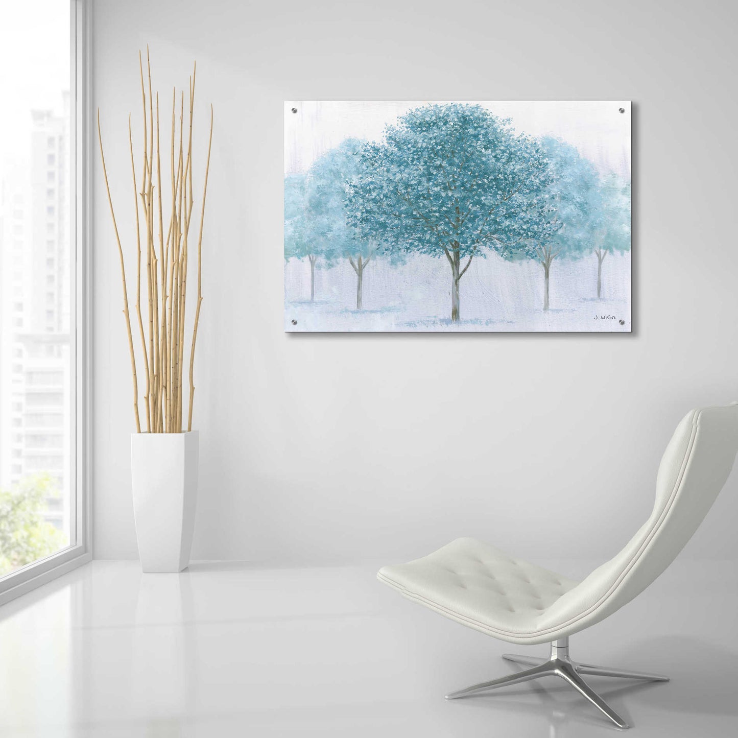 Epic Art 'Peaceful Grove' by James Wiens, Acrylic Glass Wall Art,36x24