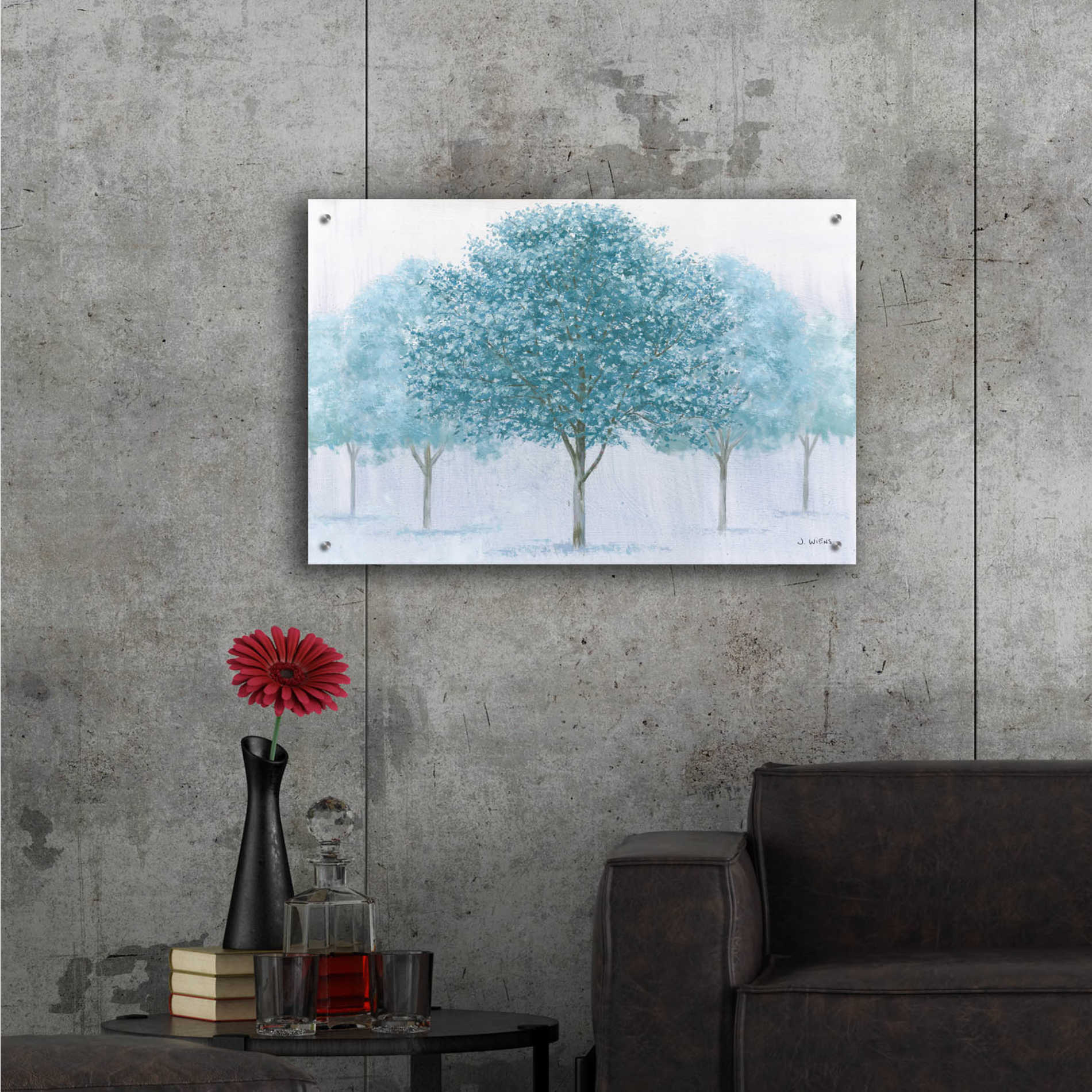 Epic Art 'Peaceful Grove' by James Wiens, Acrylic Glass Wall Art,36x24