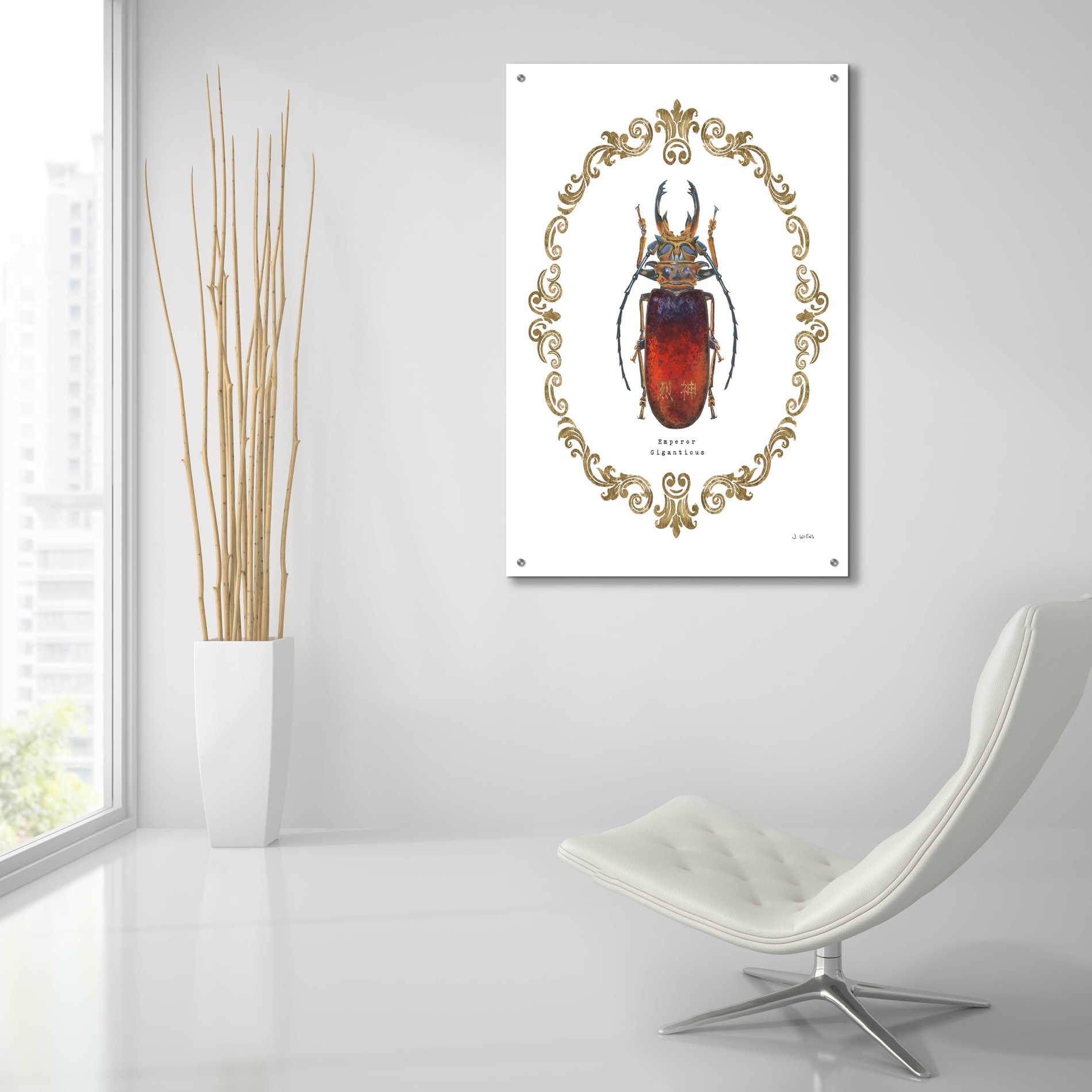 Epic Art 'Adorning Coleoptera I' by James Wiens, Acrylic Glass Wall Art,24x36