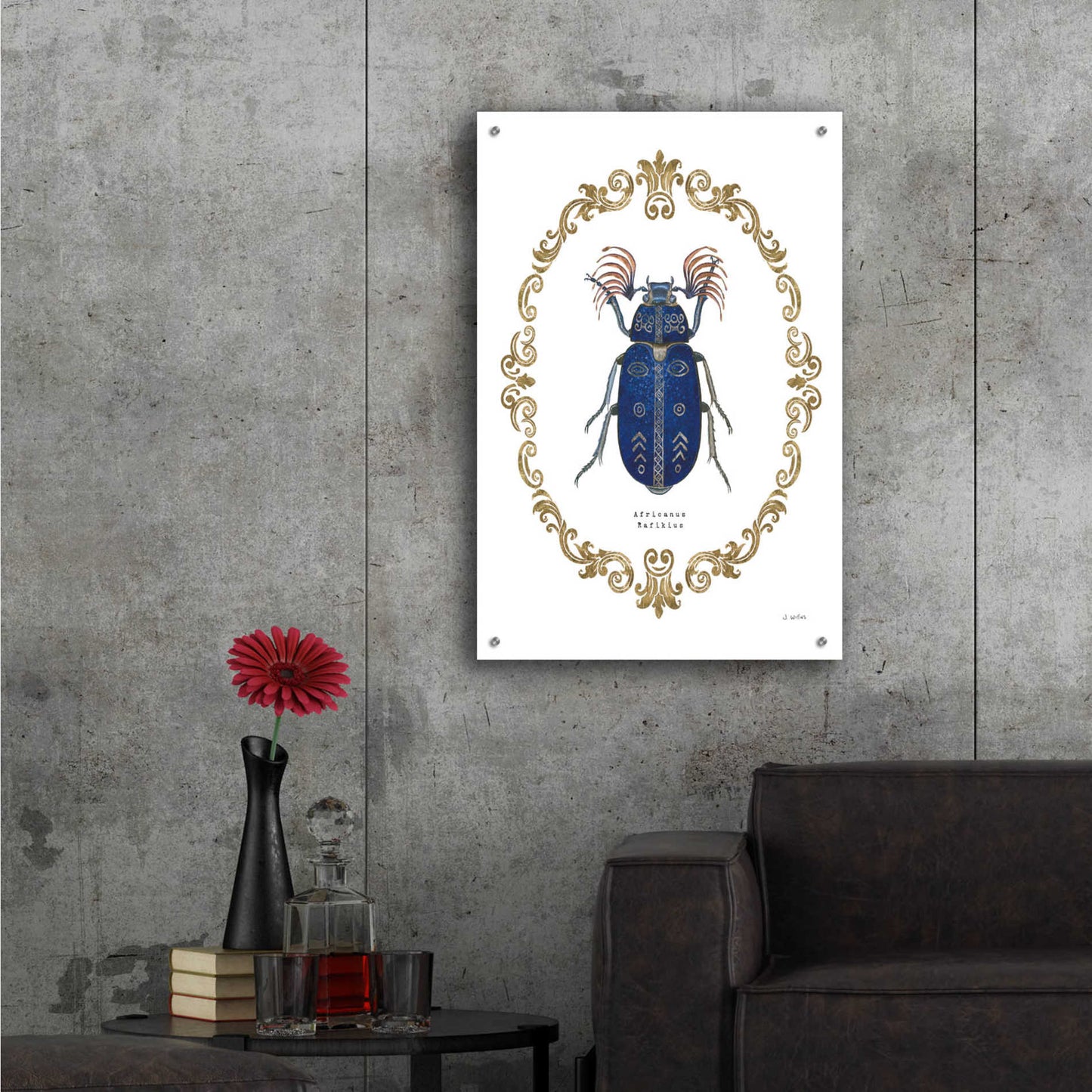 Epic Art 'Adorning Coleoptera III' by James Wiens, Acrylic Glass Wall Art,24x36