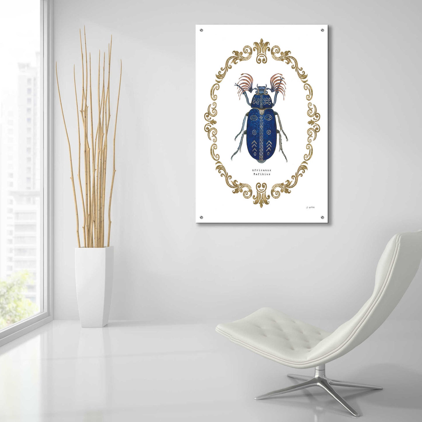 Epic Art 'Adorning Coleoptera III' by James Wiens, Acrylic Glass Wall Art,24x36