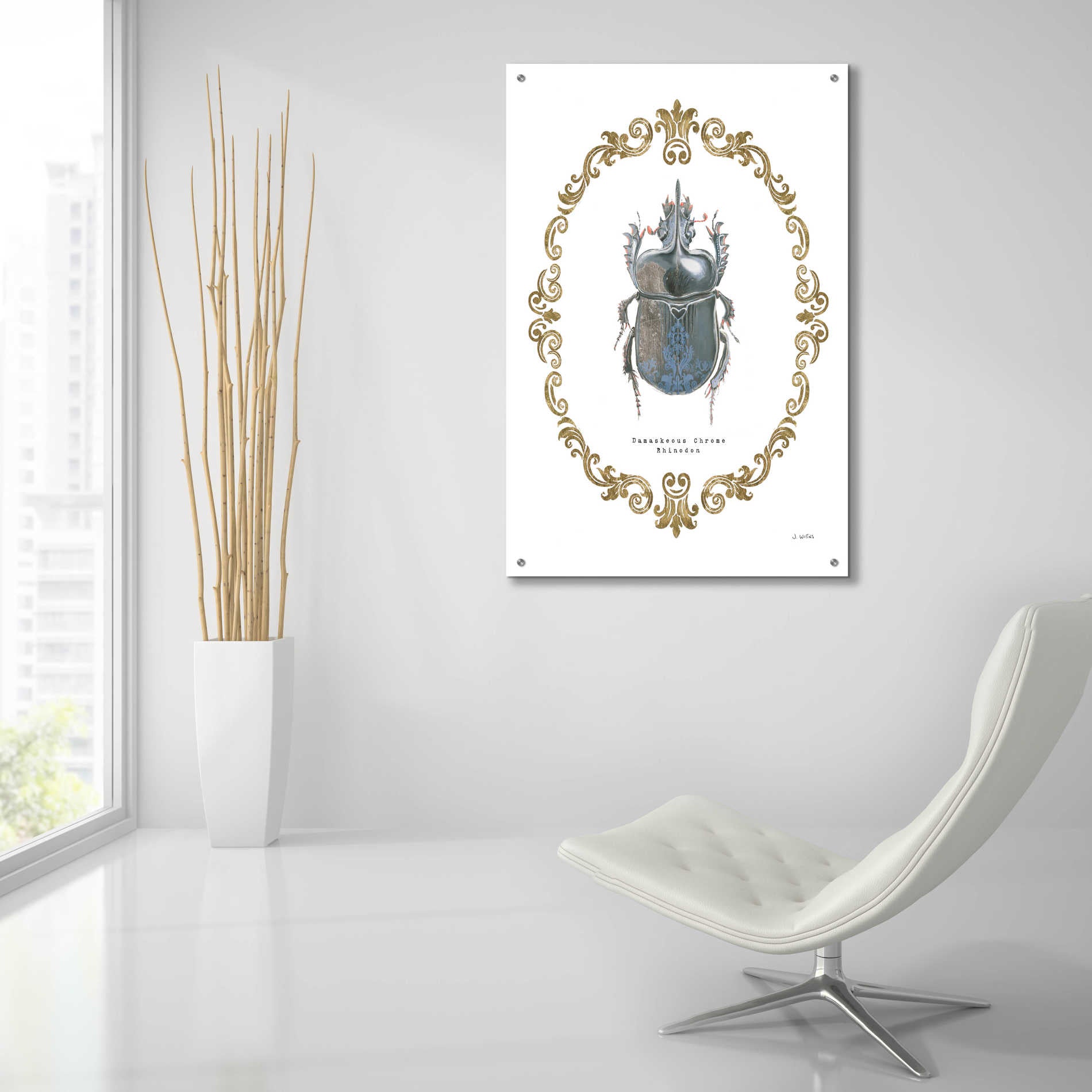 Epic Art 'Adorning Coleoptera IV' by James Wiens, Acrylic Glass Wall Art,24x36